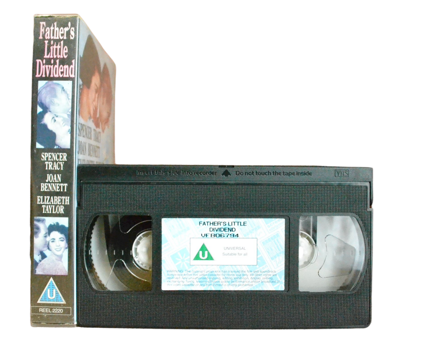 Father's Little Dividend - Spencer Tracy - Screen - Vintage - Pal VHS-