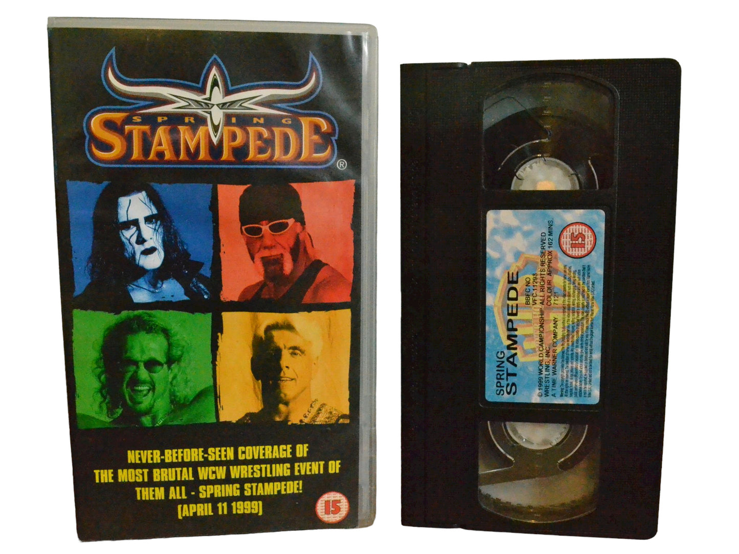 WCW: Spring Stampede - Brian Adams - World Championship Wrestling - Wrestling - PAL - VHS-