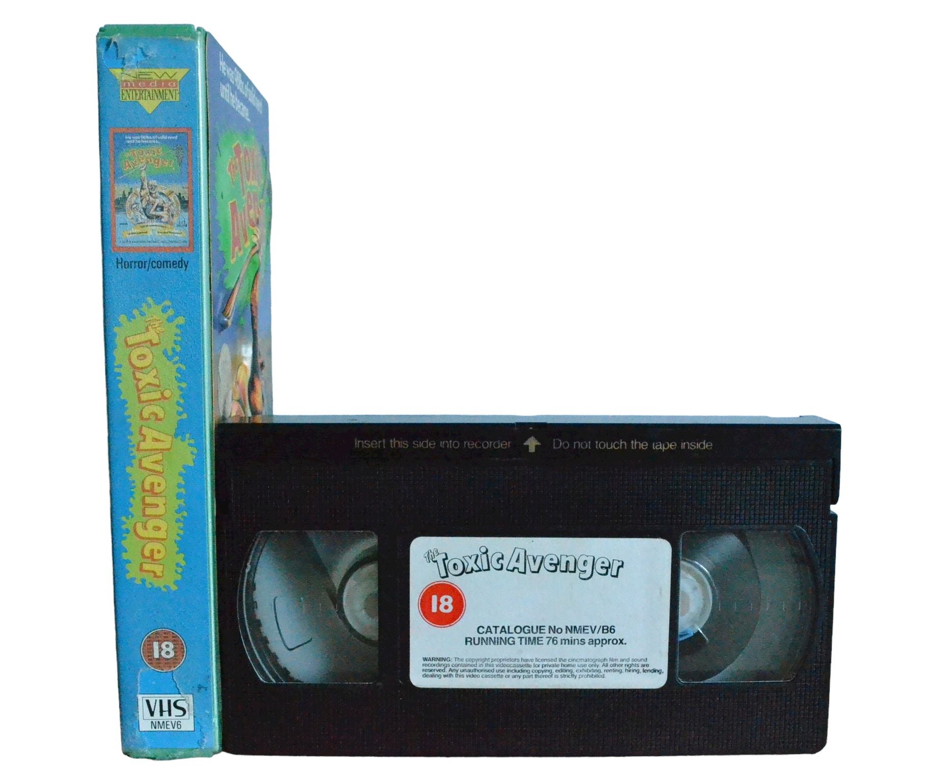 The Toxic Avenger - Andree Maranda - New Media Entertainment - Large Box - PAL - VHS-