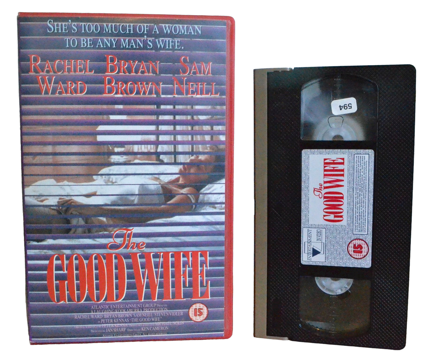 The Good Wife (She's Too Much Of A Woman To Be Any Man's Wife.) - Rachel Ward - Entertainment In Video - Large Box - PAL - VHS-