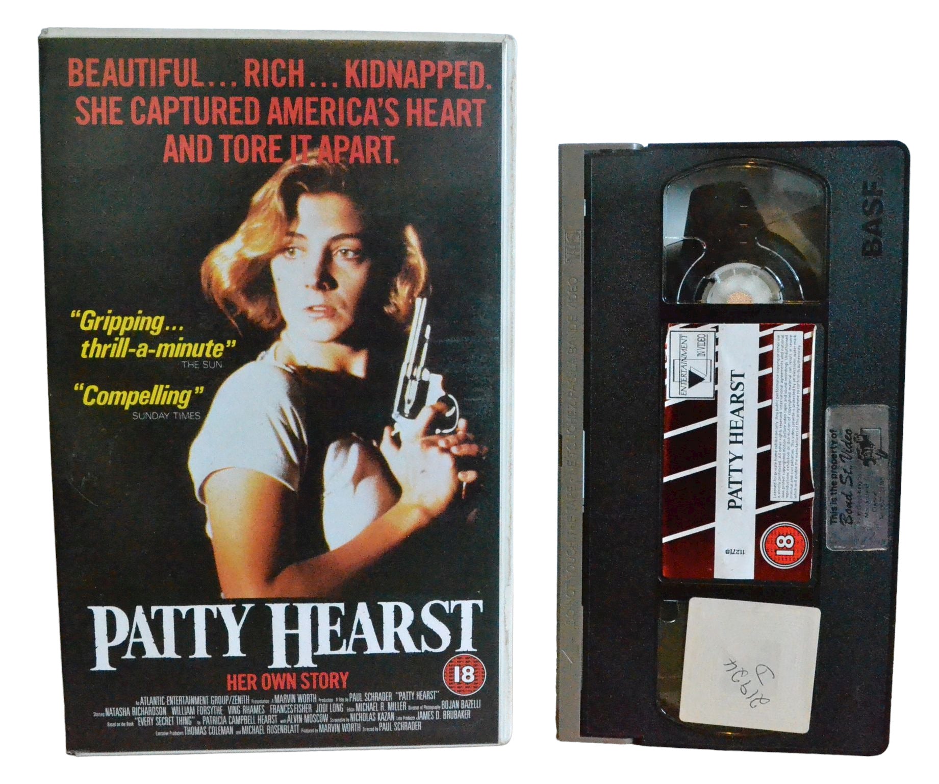 Patty Hearst (Her Own Story) - Natasha Richardson - Entertainment In Video - Drama - Large Box - Pal VHS-