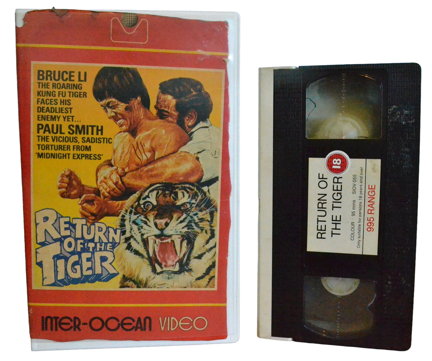 Return Of The Tiger - Bruce Li - Inter - Ocean Video - Action - Large Box - Pal VHS-