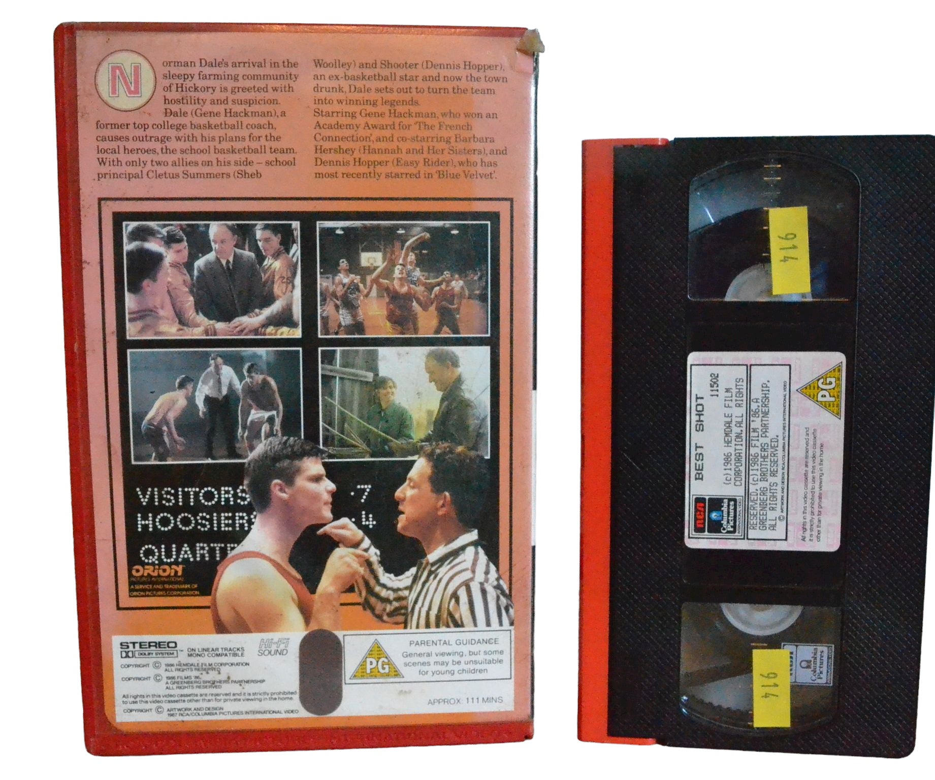 Best Shot - Jay Williams - Columbia Pictures - Sports - Large Box - Pal VHS-