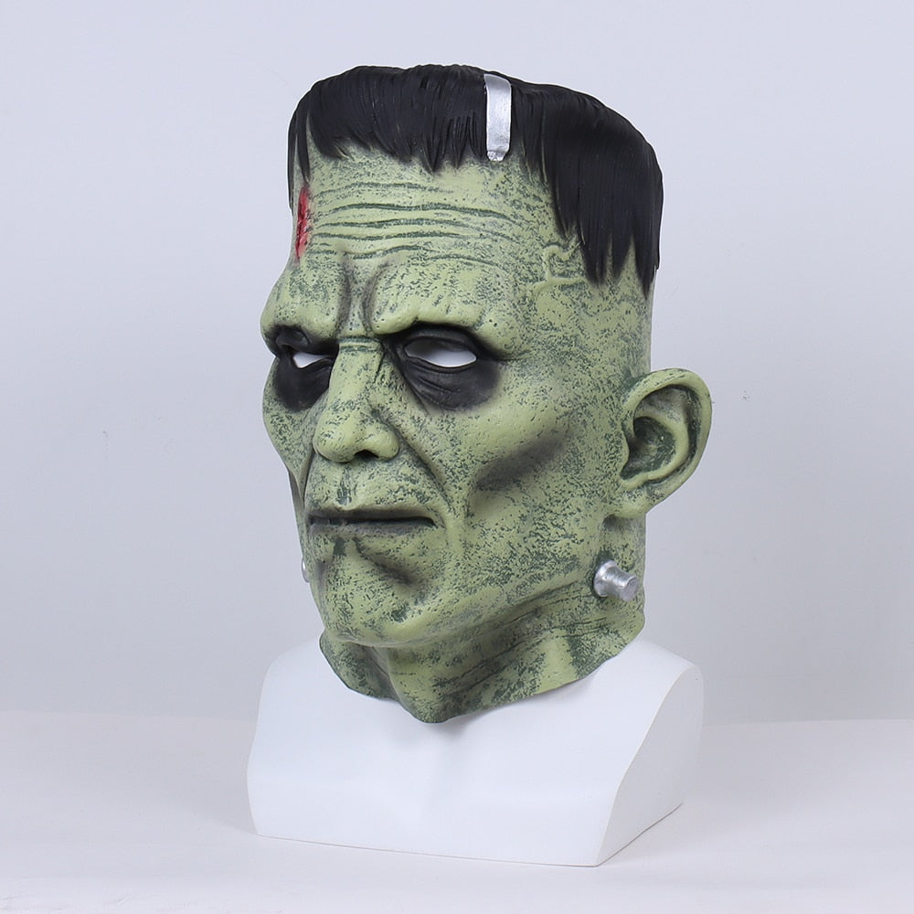 Frankenstein Mask Devil Monsters Cosplay Masks Zombie Mascarillas Evil Latex Masques Anime Face Mascaras Halloween Costume Prop-Frankenstein-