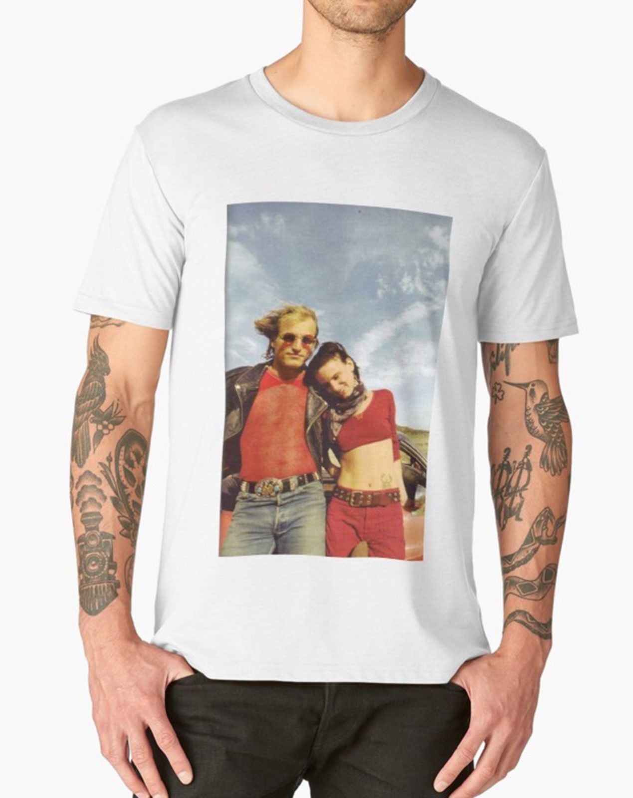 Natural Born Killers - T-Shirt - Cult Road Movie Thriller - 1990's Retro Homewear-