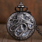 Piratesl Octopus - Half Hollow - Romantic Steampunk Film Gift For Men & Women - Quartz Pocket Watch With Chain - Cult Movie Present-