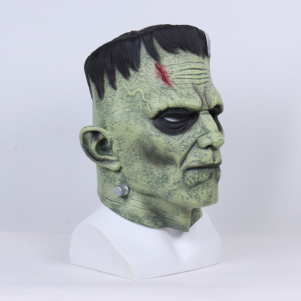 Frankenstein Mask Devil Monsters Cosplay Masks Zombie Mascarillas Evil Latex Masques Anime Face Mascaras Halloween Costume Prop-Frankenstein-