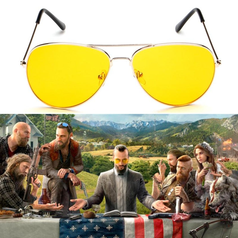 Game FAR CRY 5 Cosplay Prop Sunglasses Joseph Seed EyeWear Glasses-