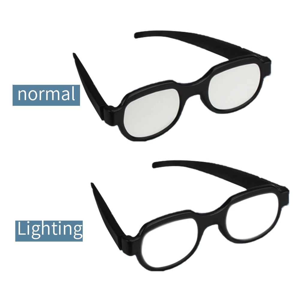 Fashion Men Women LED Light Luminous Glasses Eyewear Anime Cosplay Party Prop-