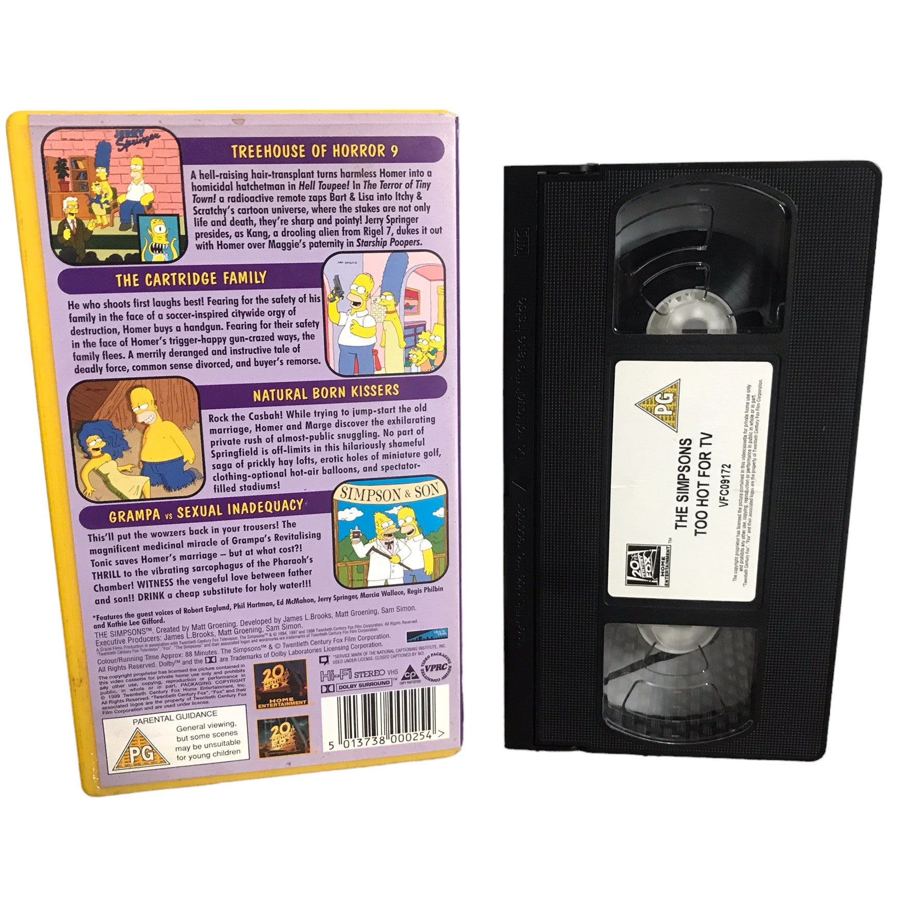 The Simpsons Too Hot For TV - Twentieth Century Fox - Childrens - Pal - VHS-