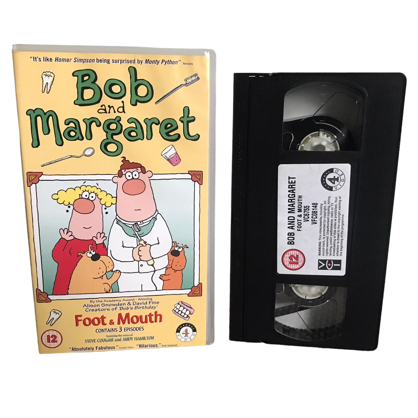 Bob and Margaret - Andy Hamilton - VCI - Childrens - Pal - VHS-