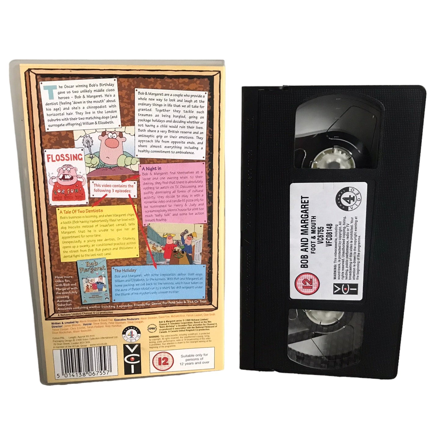 Bob and Margaret - Andy Hamilton - VCI - Childrens - Pal - VHS-