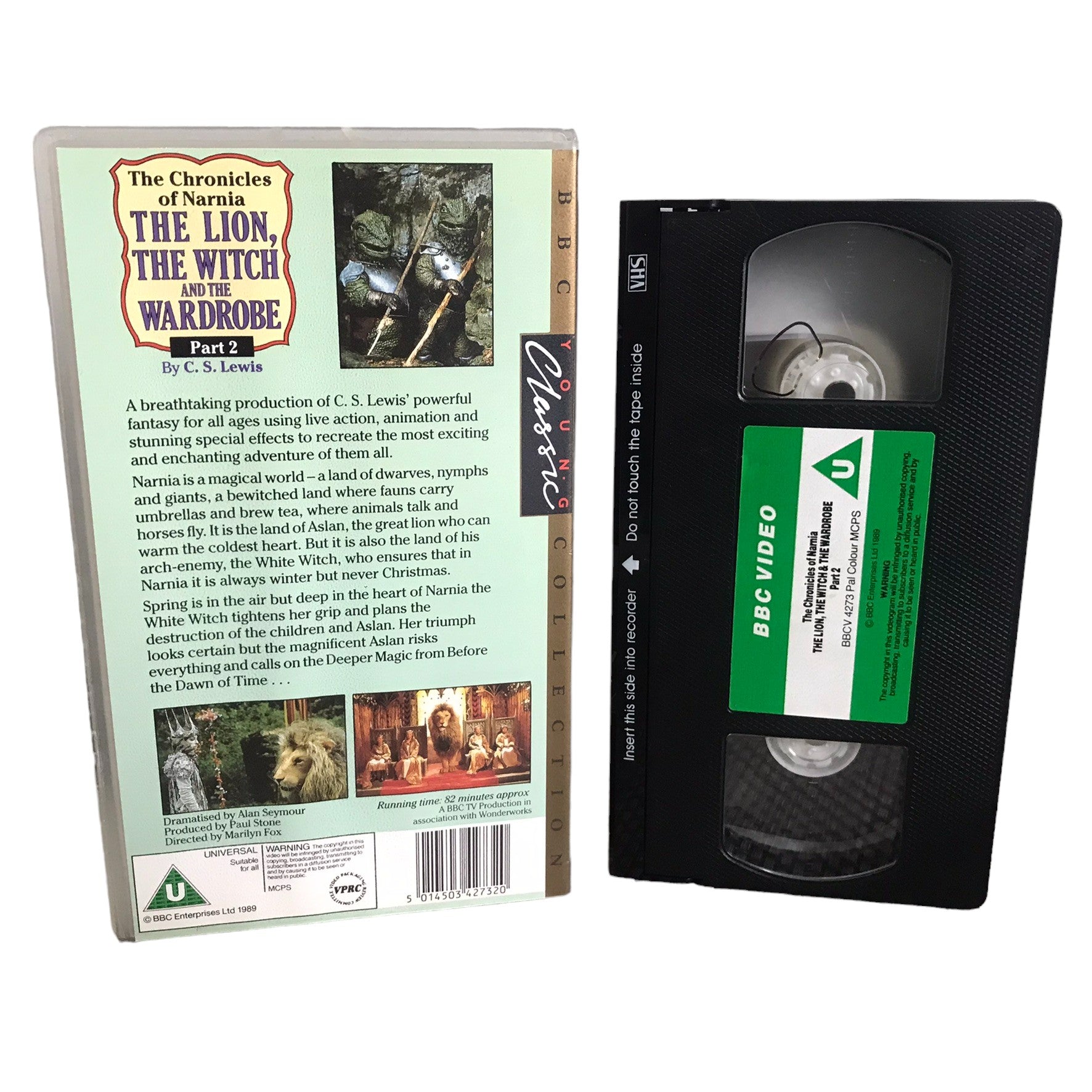 The Chronicles of Narnia The Lion, The Witch and the Wardrobe (Part-2) - William Moseley - BBC Video - Childrens - Pal - VHS-