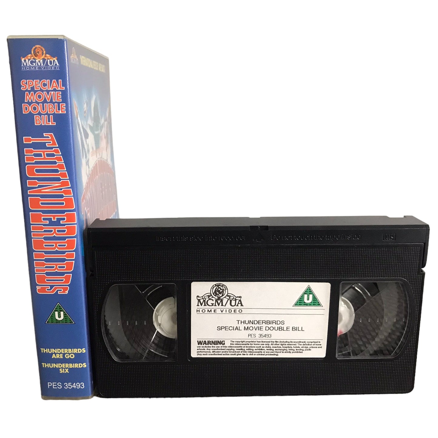 Thunderbirds Special Movie Double Bill - MGM/UA Home Video - Childrens - Pal - VHS-