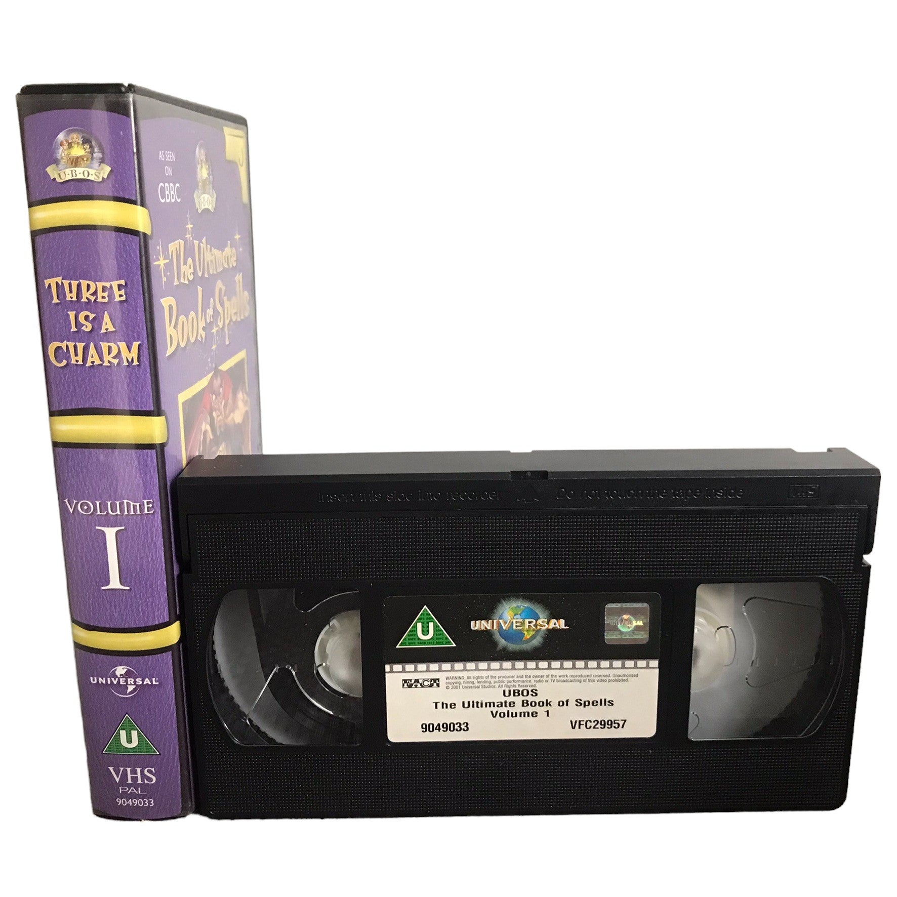 Three is a Charm - Volume 1 - Ron Halder - Universal - Childrens - Pal - VHS-