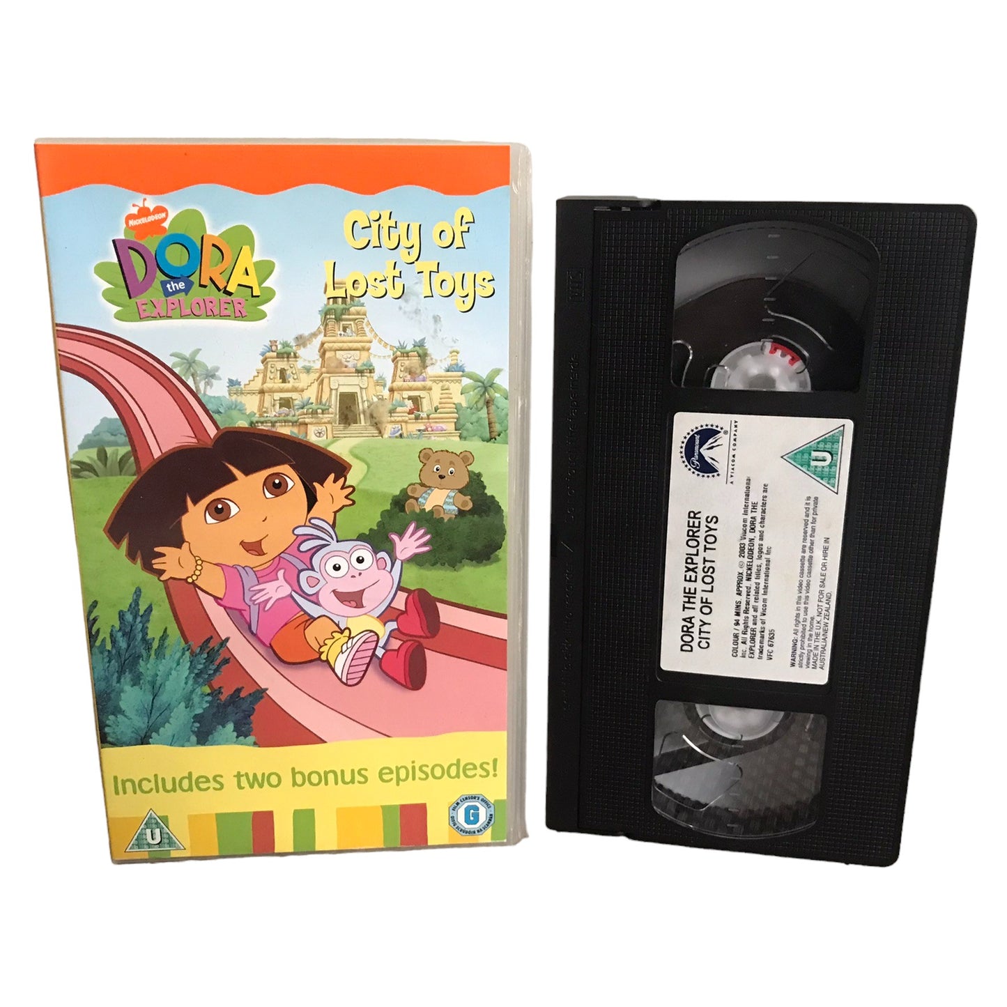 Dora the Explorer City of lost toys - Alexandria Suarez - Paramount - Childrens - Pal - VHS-