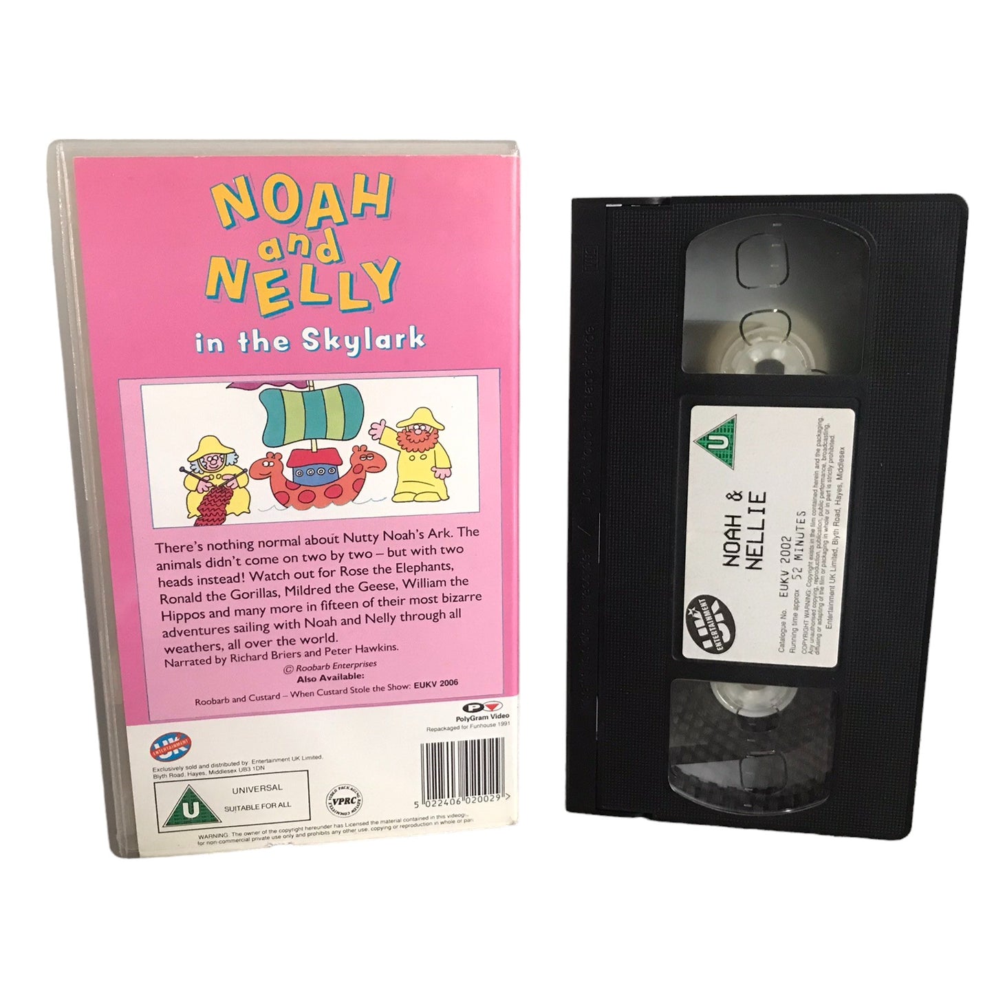 Noah and Nelly - Ben Williams - UK Entertainment - Childrens - Pal - VHS-