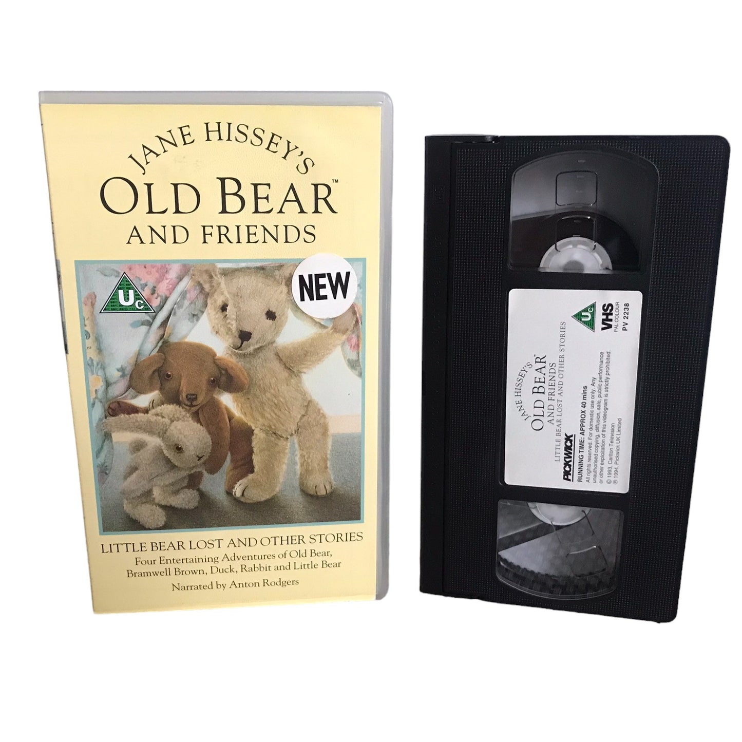 Jane Hissey's Old Bear and Friends - Pick Wick - Childrens - Pal - VHS-