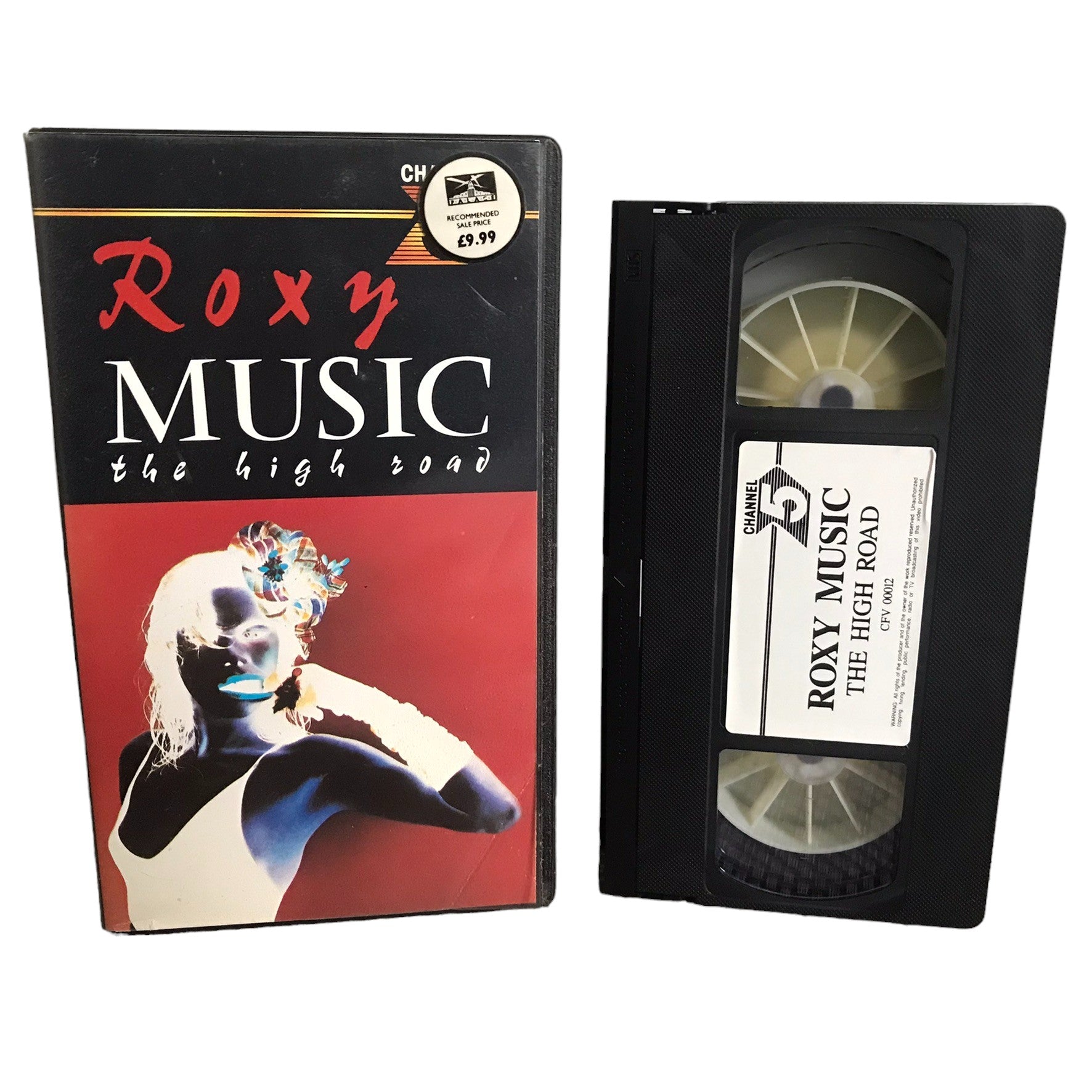 Roxy Music The High Road - Bryan Ferry - Channel 5 - Music - Pal - VHS-