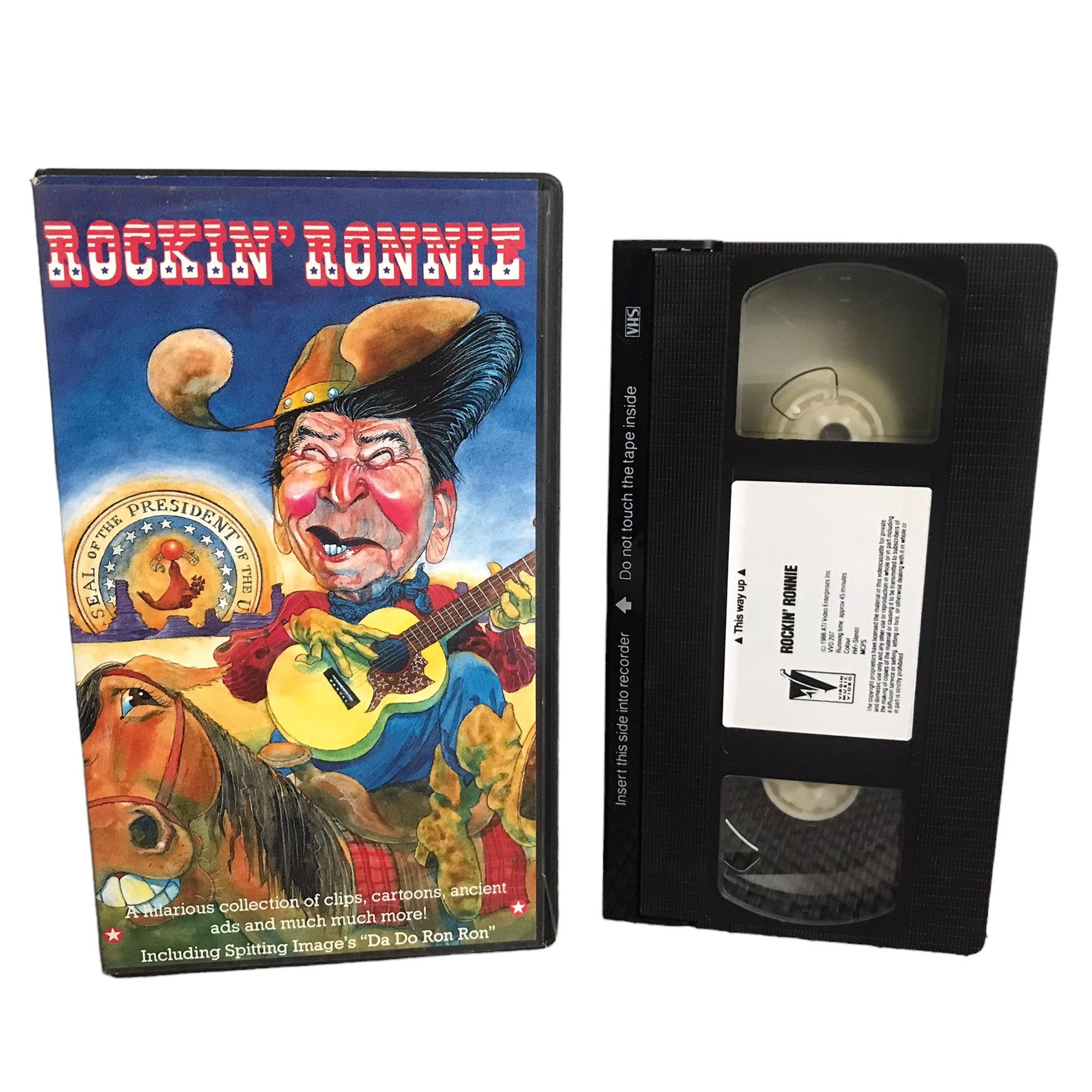 Rockin' Ronnie - Margaret Thatcher - Virgin Music Video - Comedy - Pal - VHS-