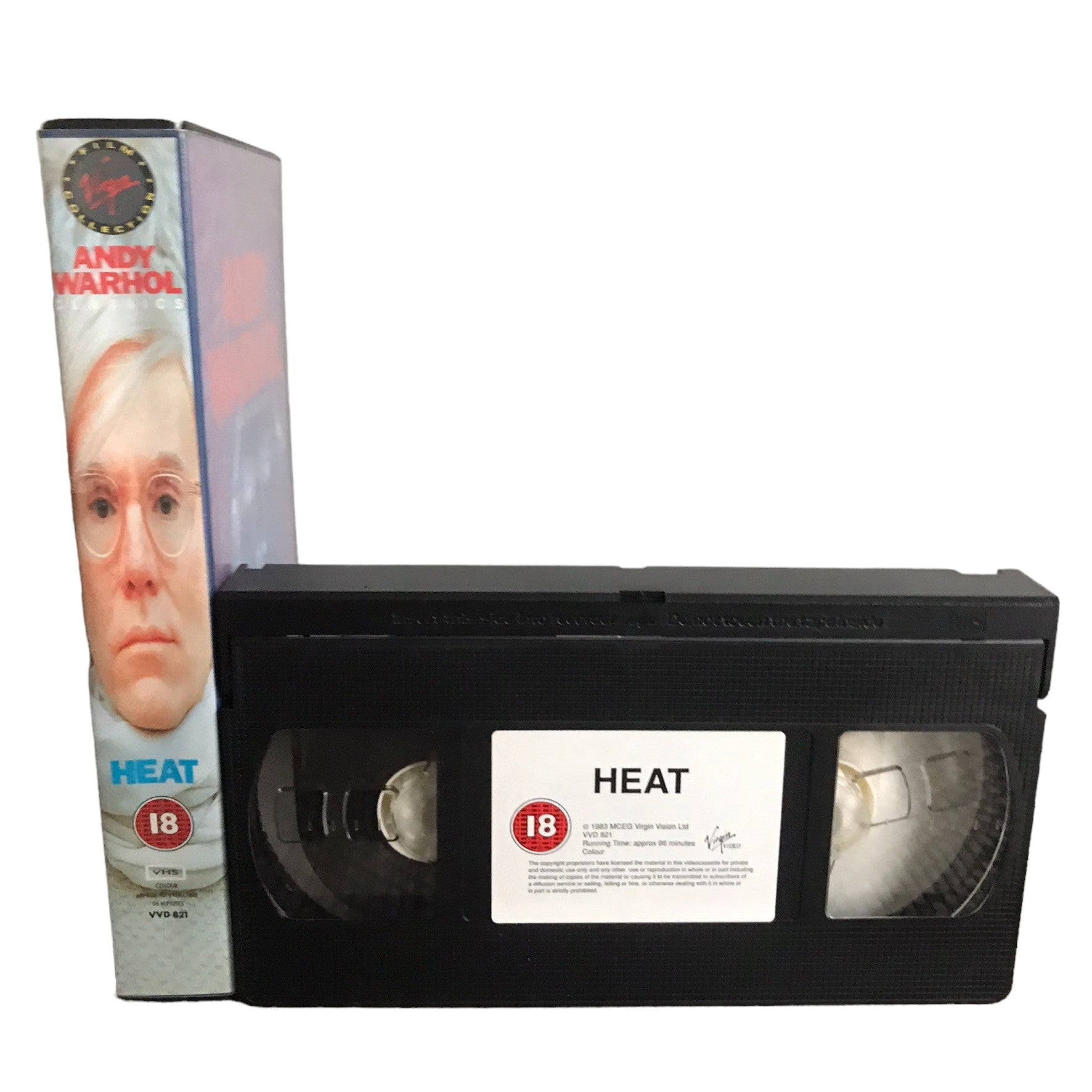 Andy Warhol Classics - Heat - Joe Dallesandro - MCEG Virgin - Drama - Pal - VHS-