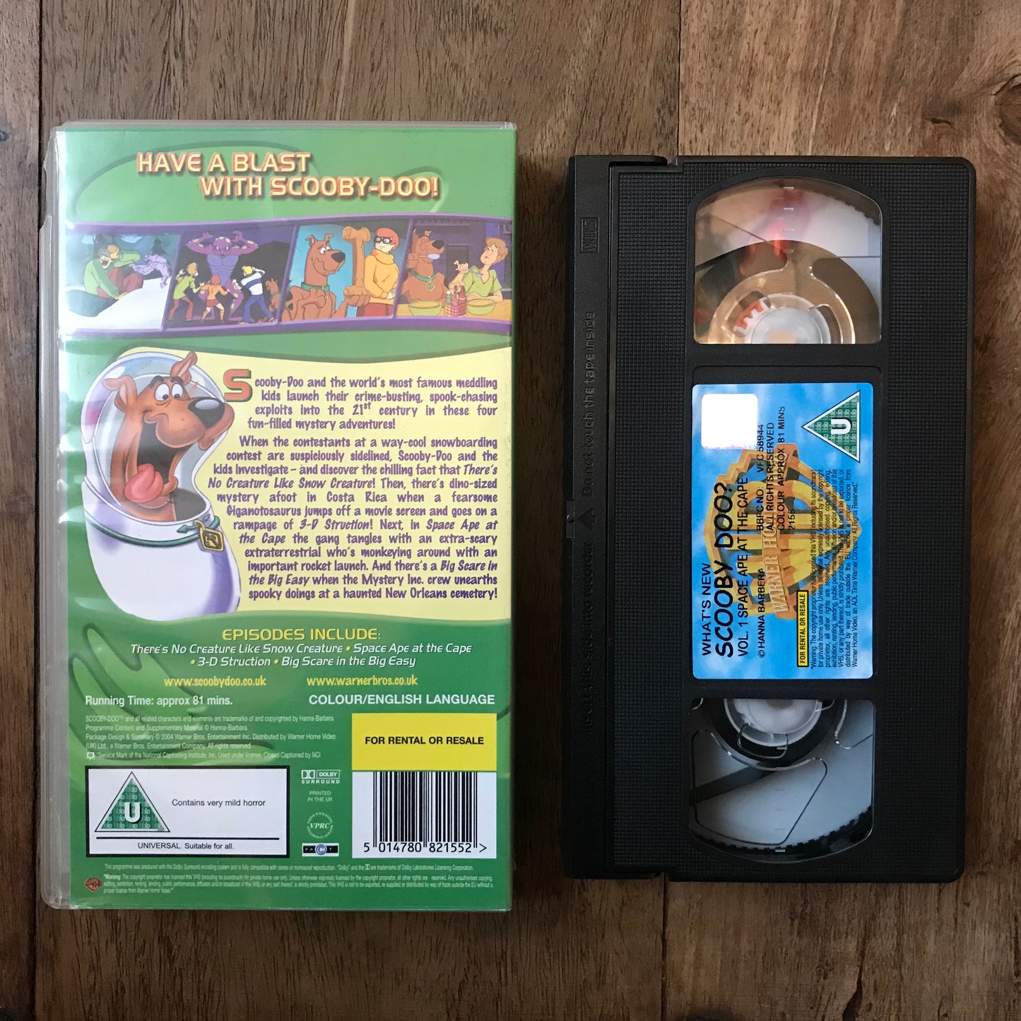 Scooby Doo - Space Ape At The Cape - Volume 1 - Children Animation - VHS-