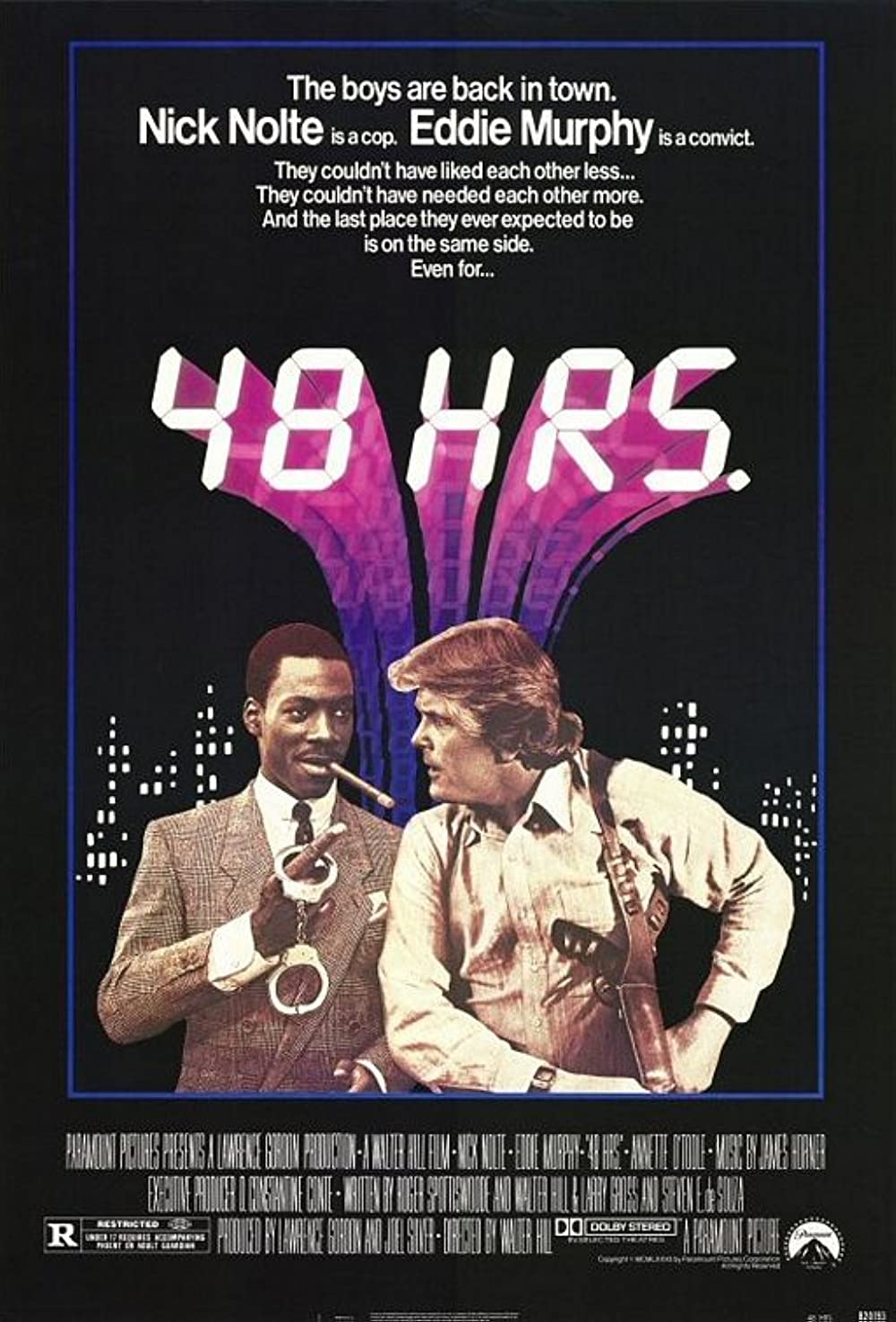 48 HRS. (Original Version) - Eddie Murphy - CIC VIdeo - Vintage - Pal VHS-