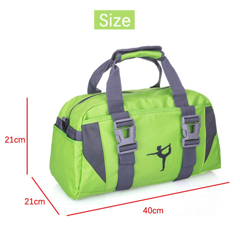 Yoga Fitness Bag Waterproof Nylon Training Shoulder Crossbody Sport Bag For Women Fitness Travel Duffel Clothes Gym Bags-