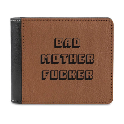 Bad Mother - Pulp Fiction - Leather Wallet - Luxury Cosplay Film Prop-