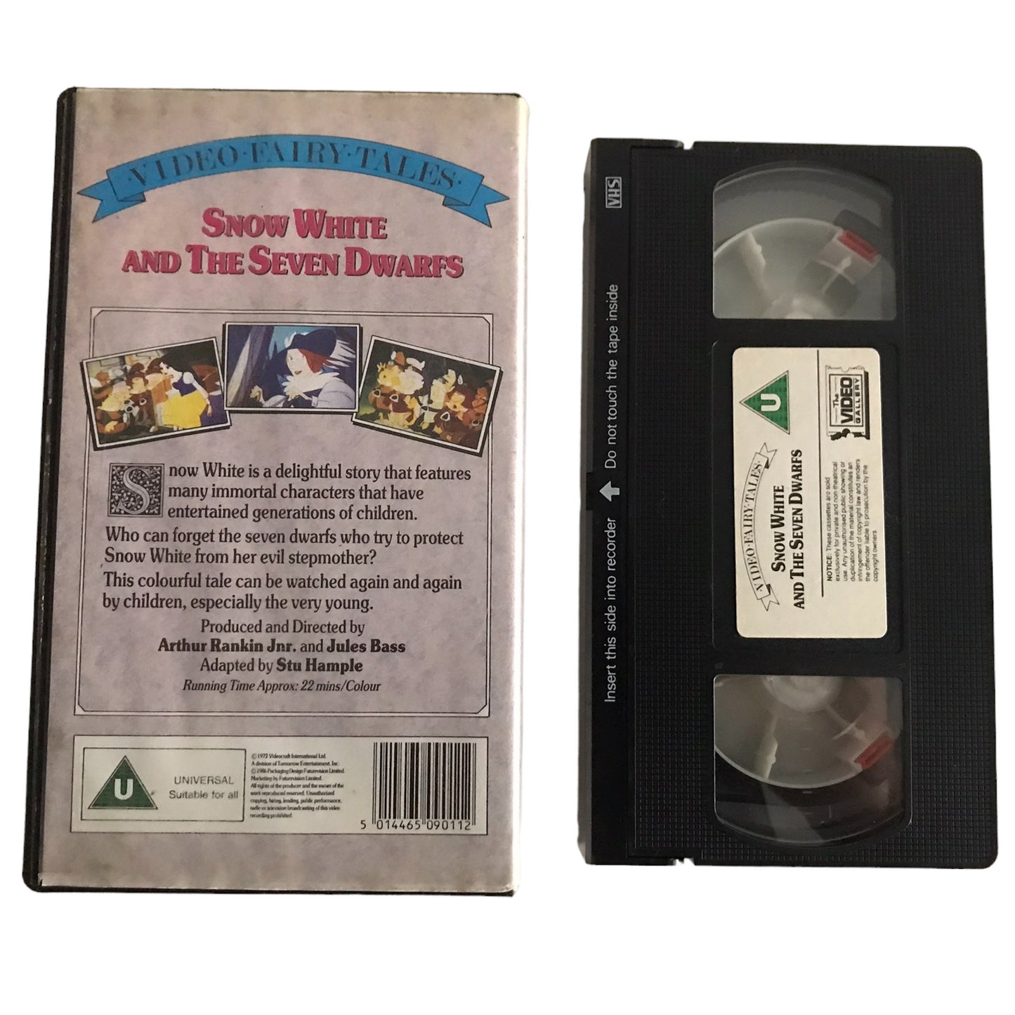 Snow White And Seven Dwarfs - The Video Gallery - Kids - Pal - VHS-