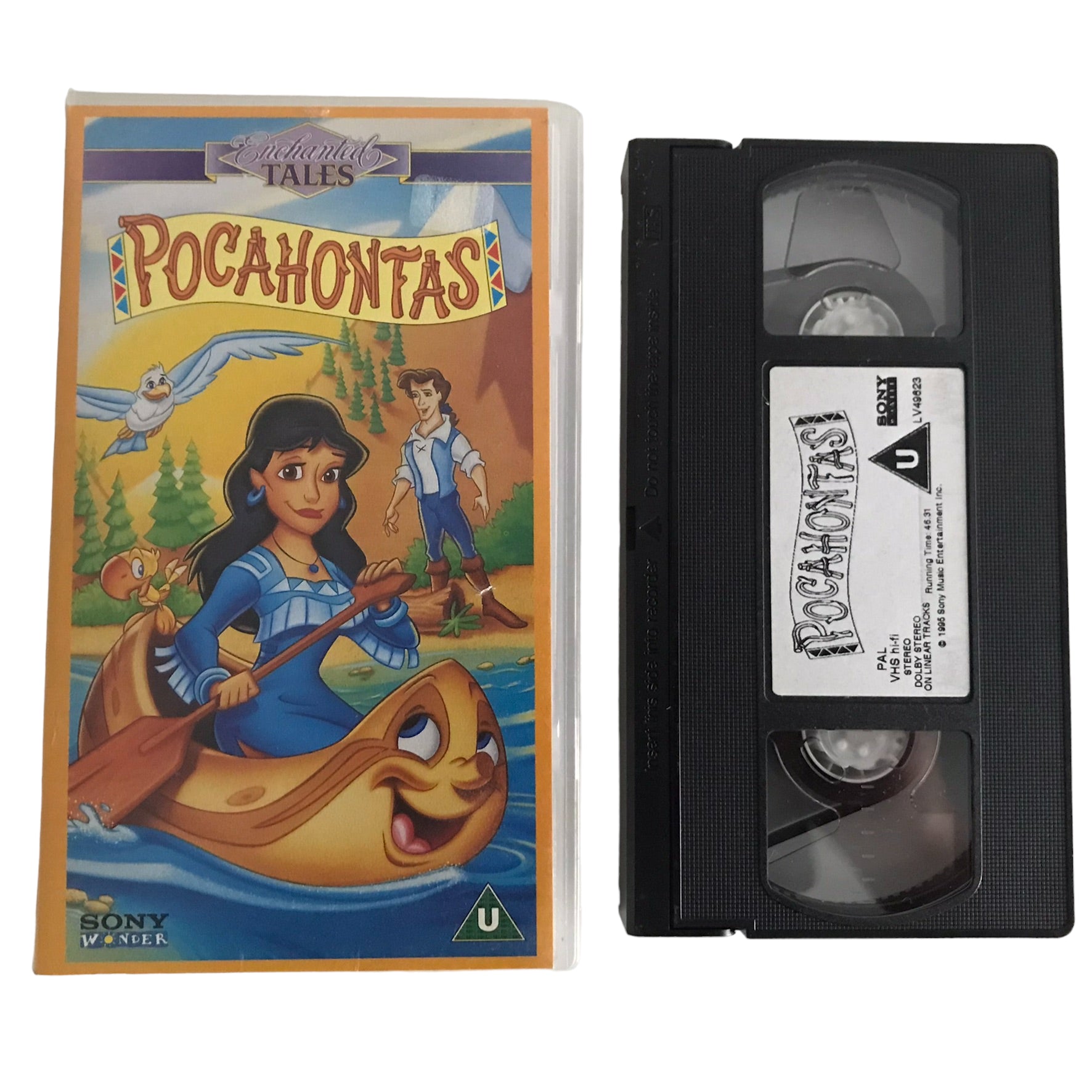 Pocahontas - Sony Wonder - LV49823 - Kids - Pal - VHS-