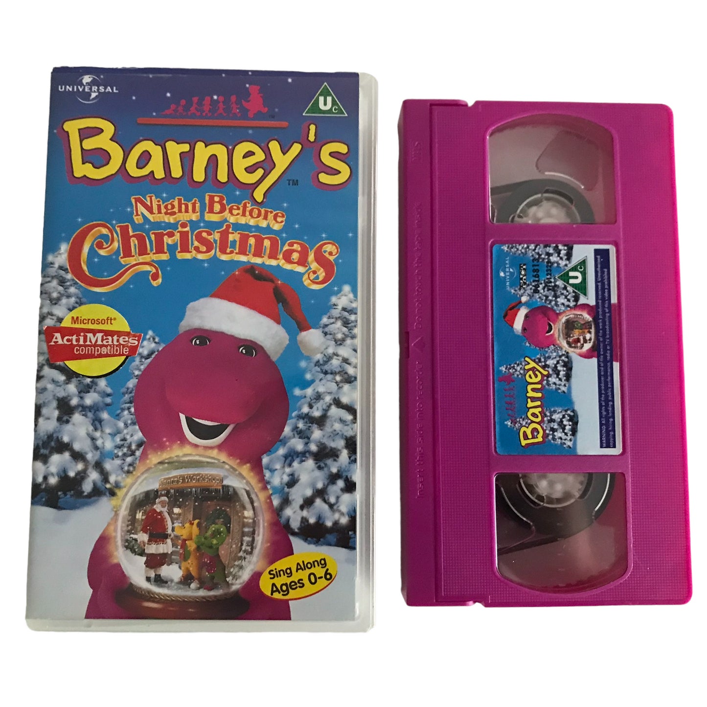 Barney's Night Before Christmas - Universal - Kids - Pal - VHS ...