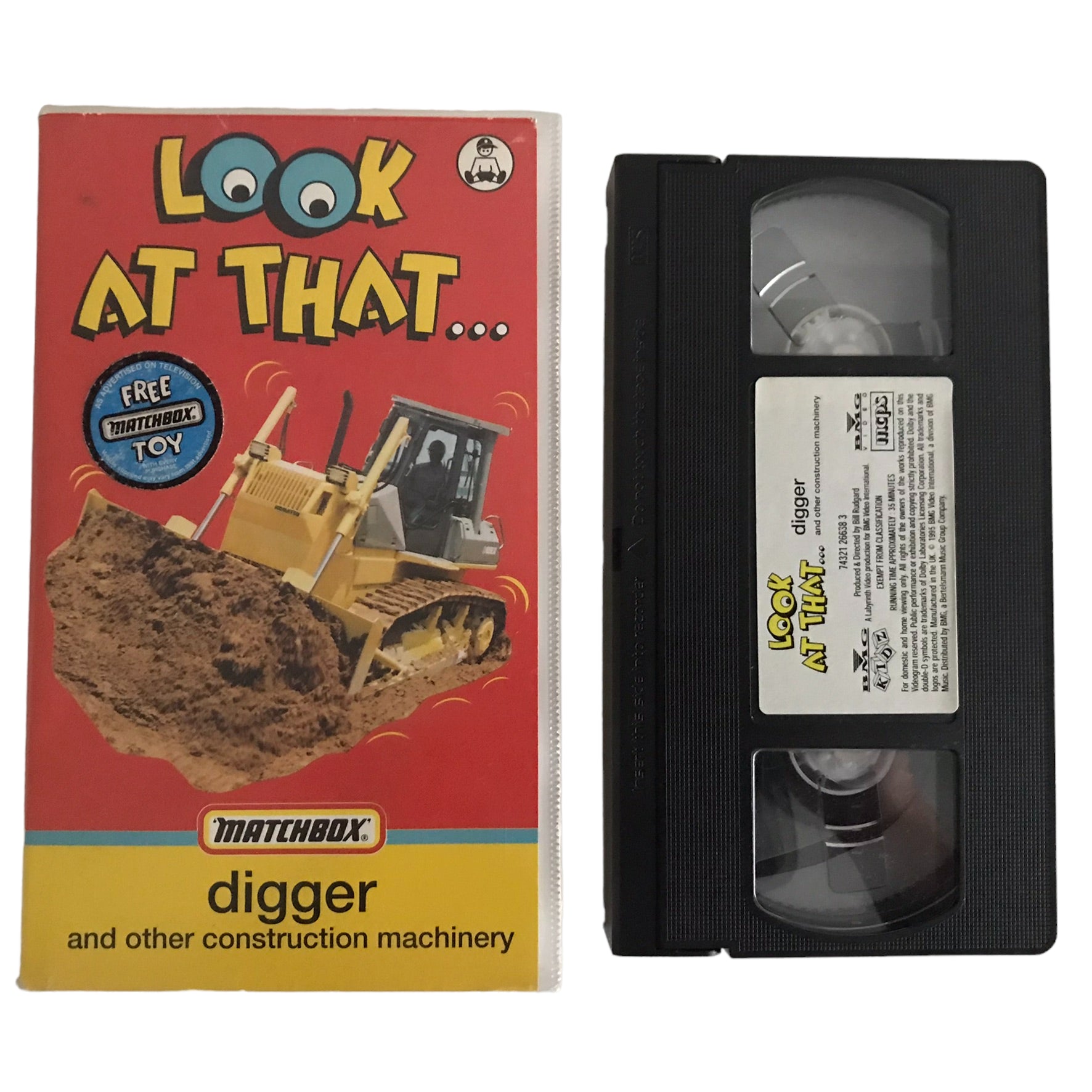 Look At That - Digger - BMG Video - Kids - Pal - VHS-