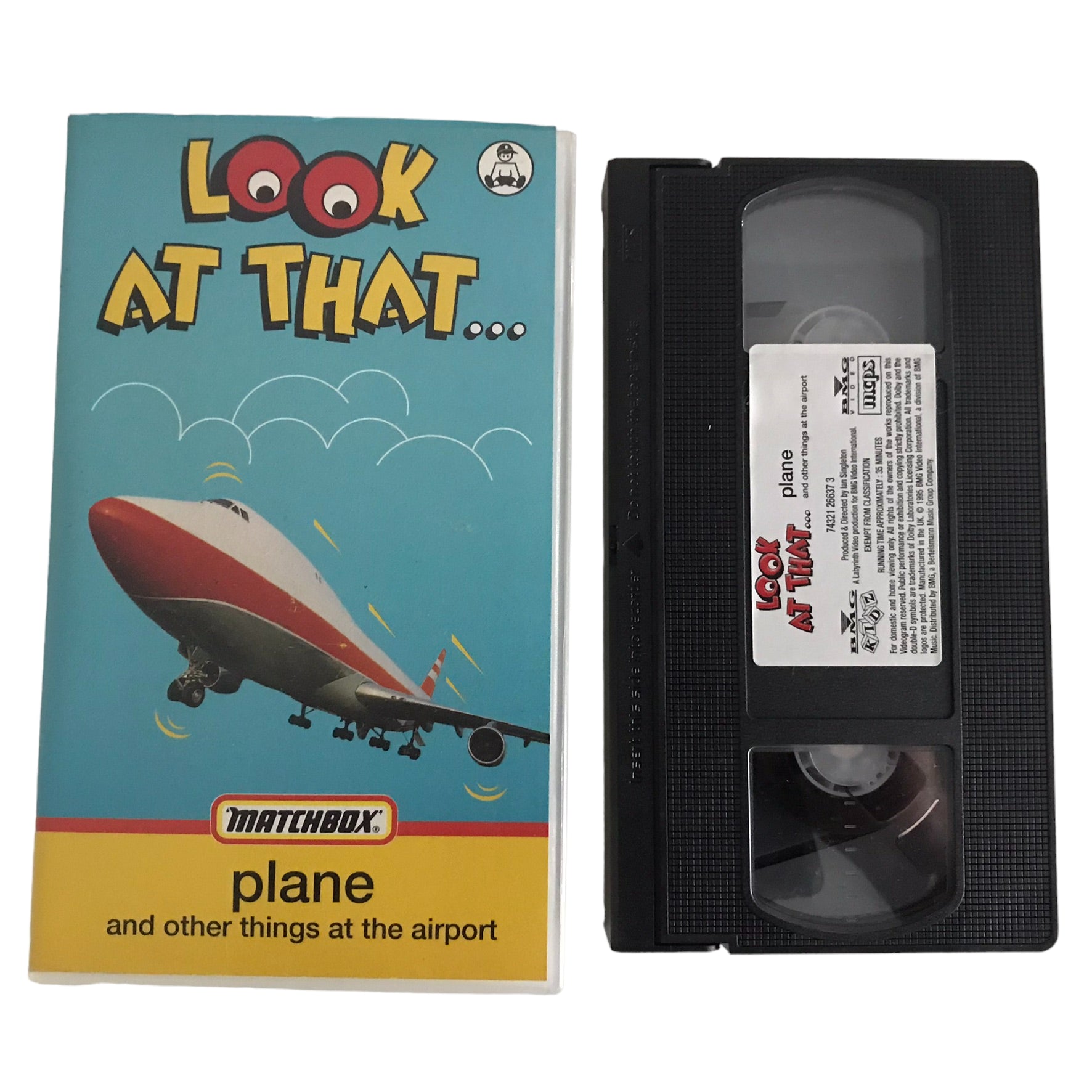 Look At That - Plane And Other Things At The Airport - BMG Video - Kids - Pal - VHS-