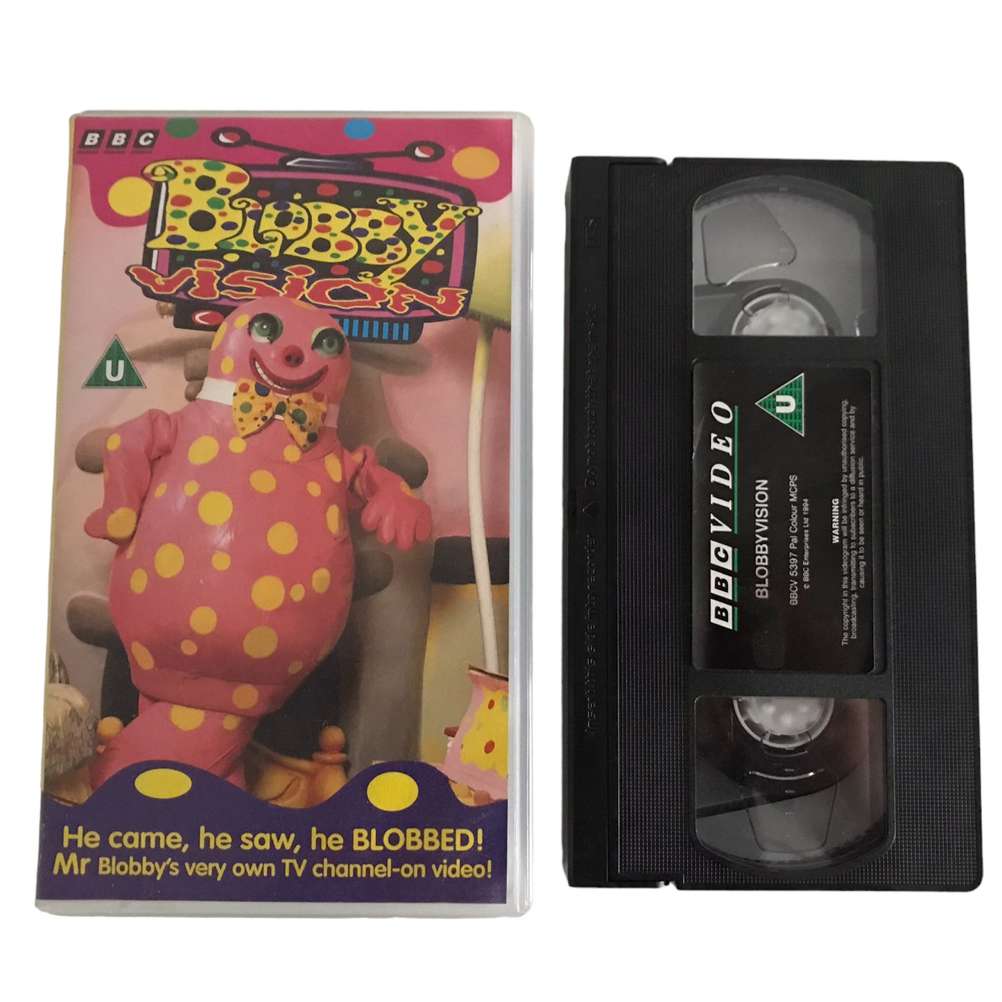 Blobby Vision - BBC Video - BBCV5397 - Kids - Pal - VHS-