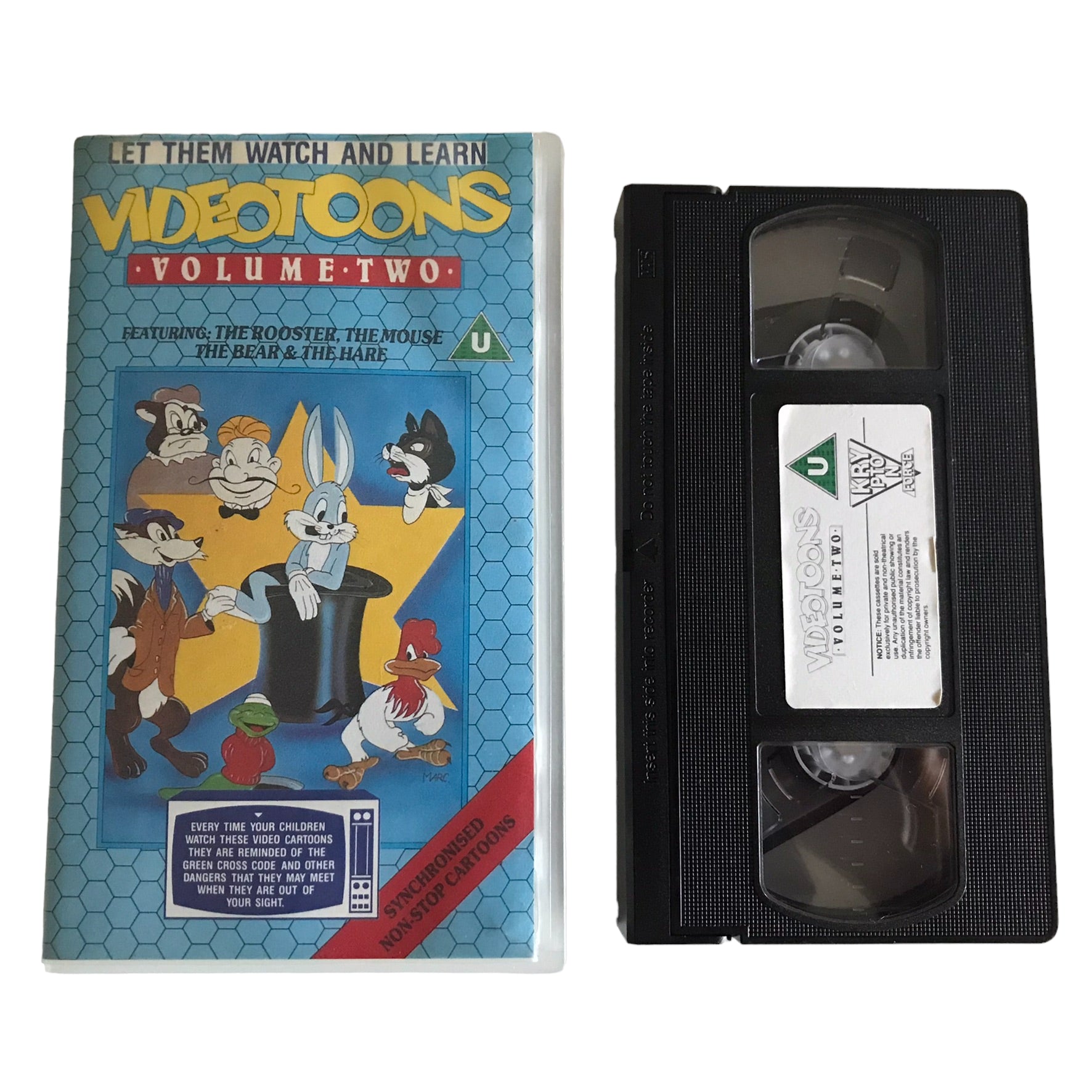 Videotoons Volume Two - Kids - Pal - VHS-