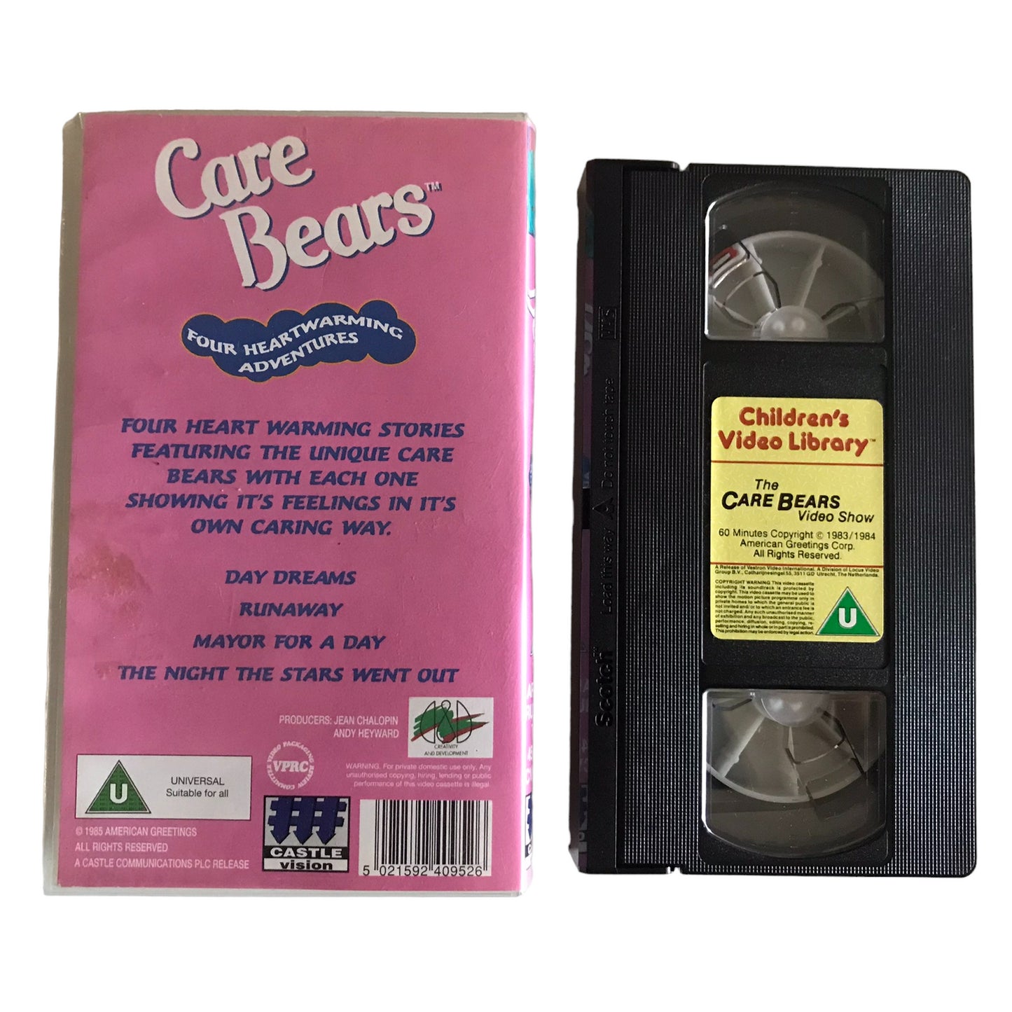 Care Bears - Daydreaming - Castle Vision - 1983/1984 - Kids - Pal - VHS-