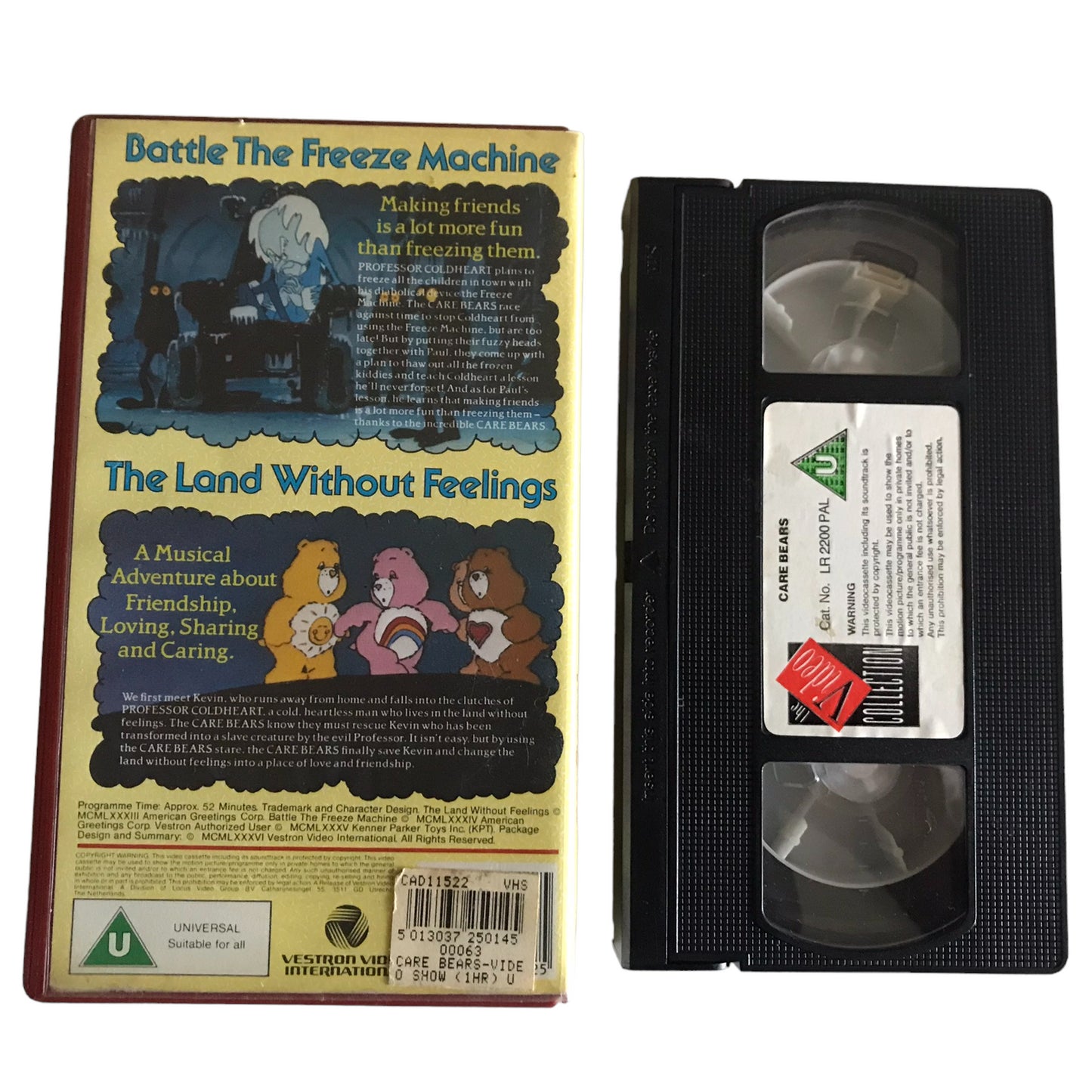 The Care Bears - Battle The Freeze Machine - Vestron Video - LR2200 - Kids - Pal - VHS-