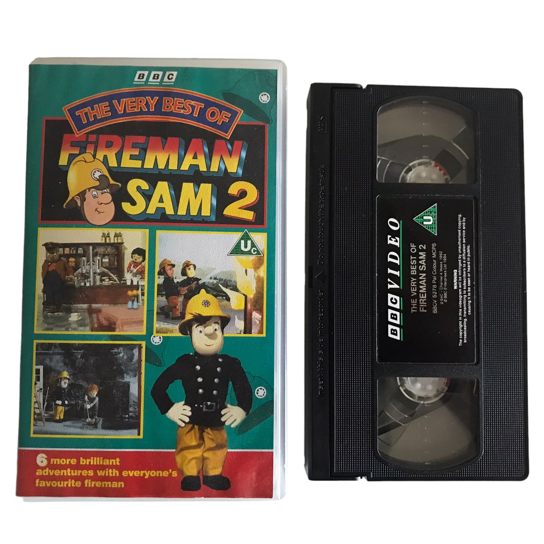 The Very Best Fireman Sam 2 - BBC Video - BBCV5278 - Kids - Pal - VHS-