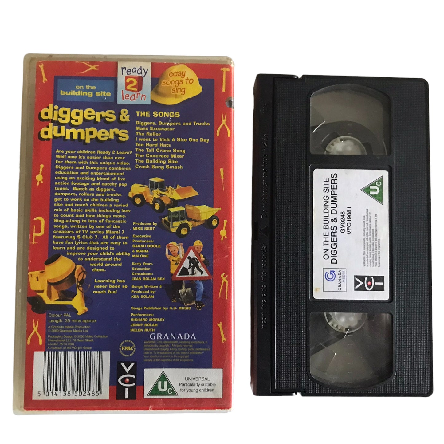 Diggers & Dumpers - VCI - VFC19081 - Kids - Pal - VHS-