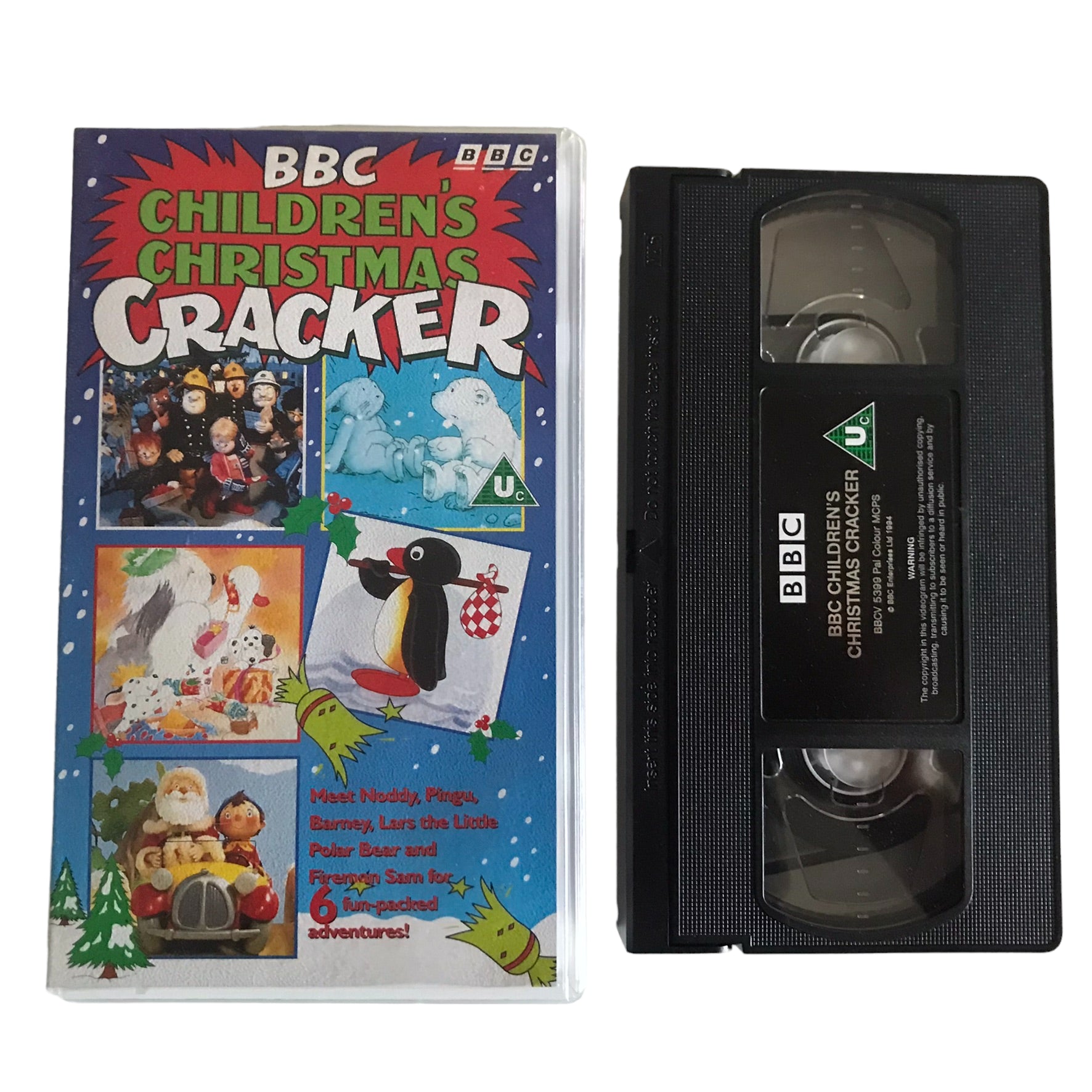 Children's Christmas Cracker - BBC Video - BBCV5399 - Kids - Pal - VHS-