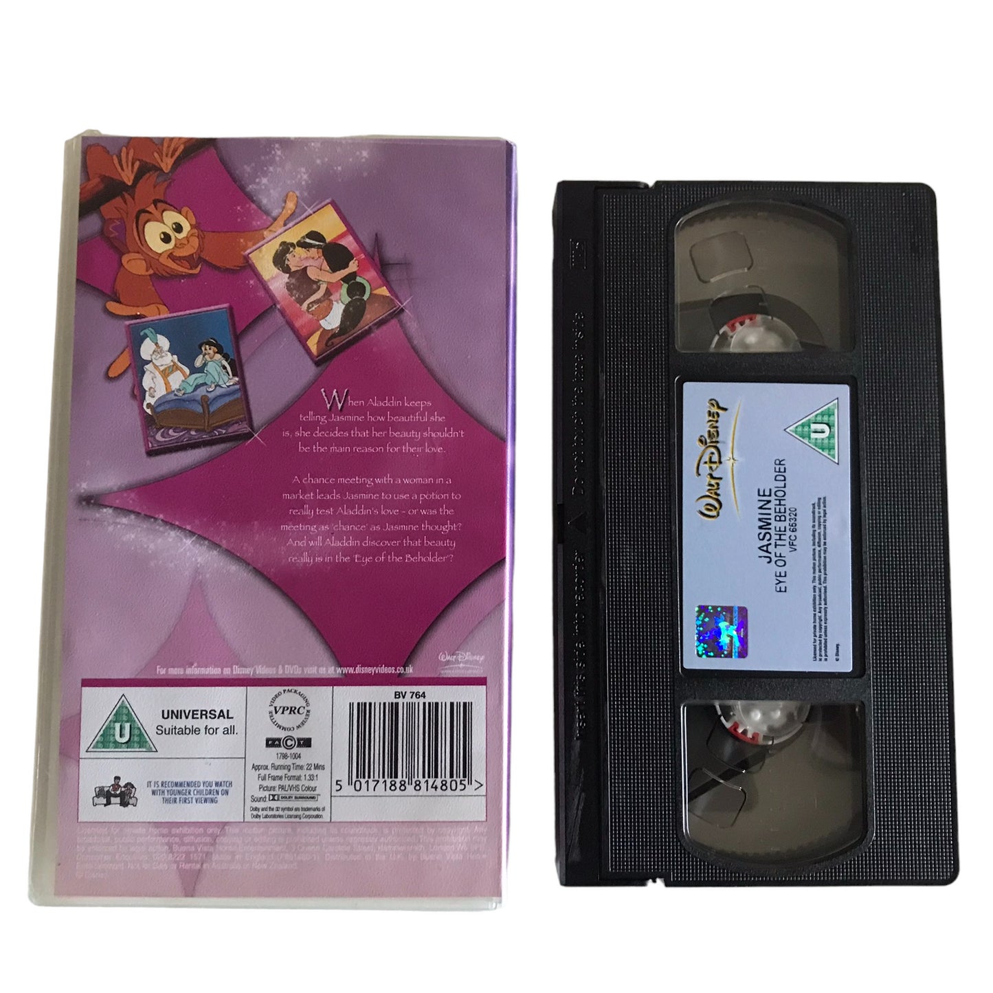 Jasmine - Eye The Beholder - Walt Disney - VFC65320 - Kids - Pal - VHS-