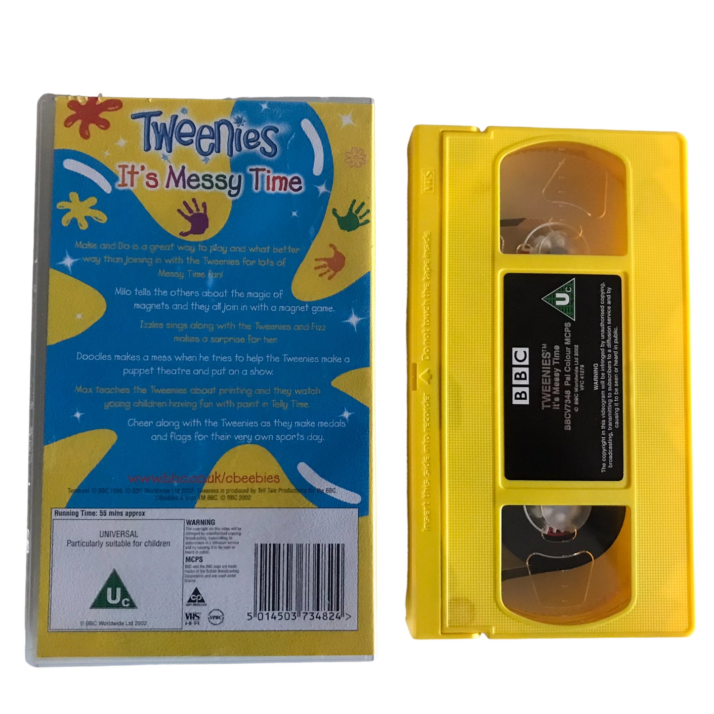 Tweenies It's Messy Time - BBC Video - BBCV7348 - Kids - Pal - VHS-