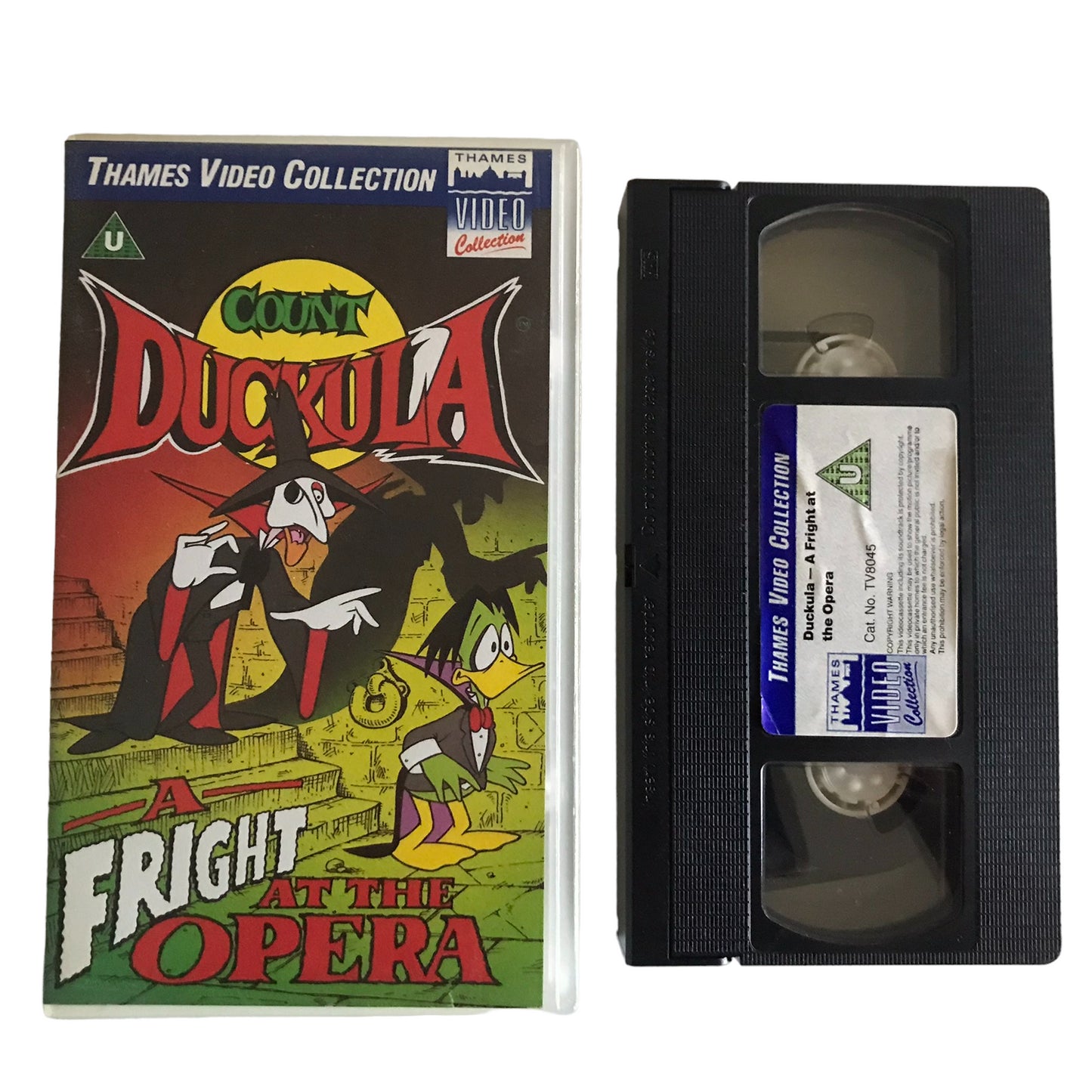 Duckula - A Fight At The Opera - Thames Video - TV8045 - Kids - Pal - VHS-