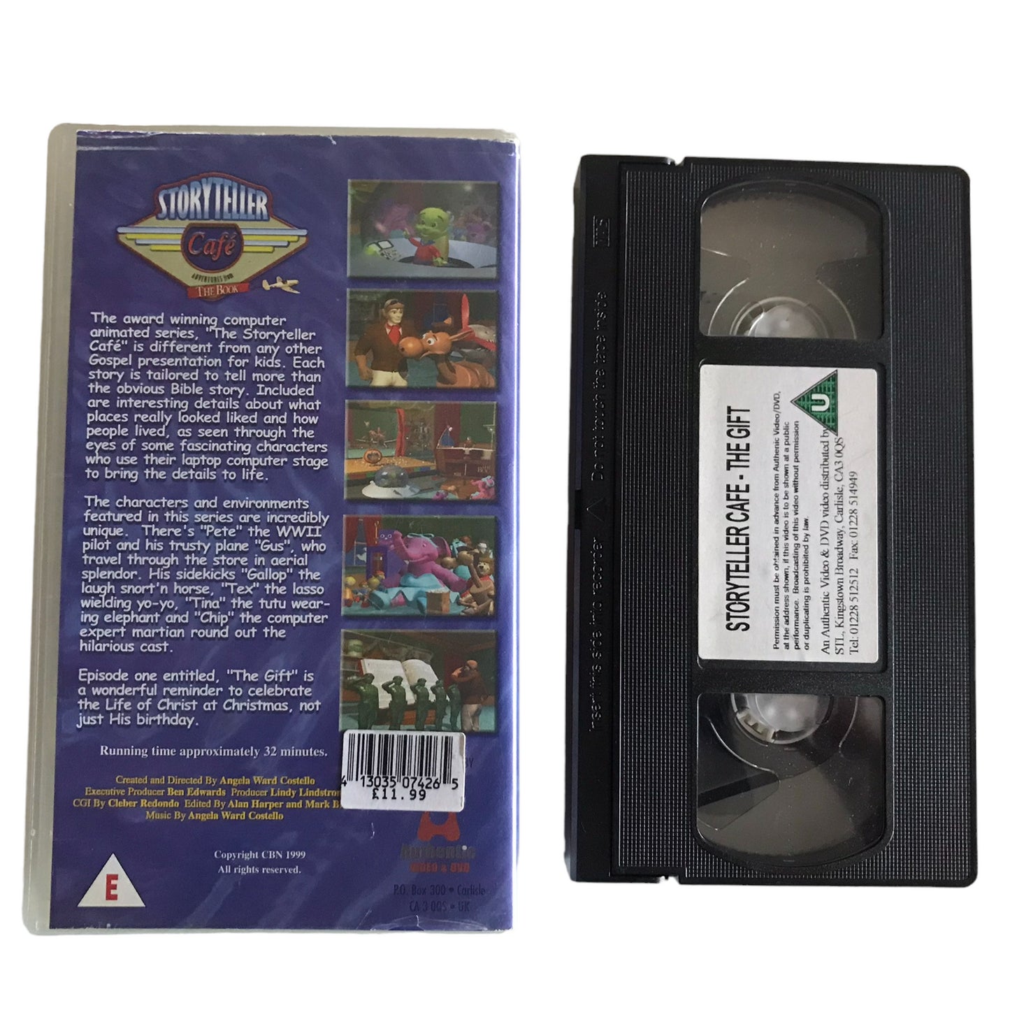 Storyteller Cafe - The Gift - Castle - CA300SA - Kids - Pal - VHS-