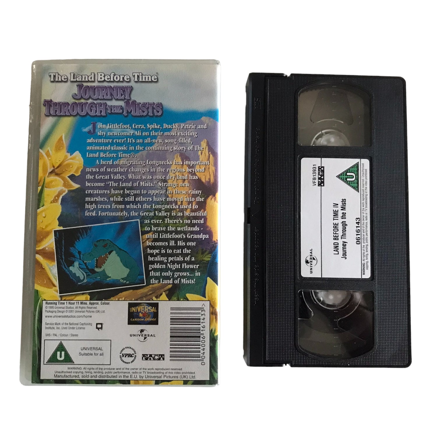 Land Before Time - Journey Through The Mists - Universal - 616143 - Kids - Pal - VHS-