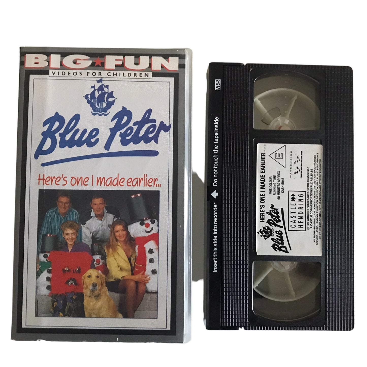 Blue Peter - Here's One I Made Earlier - Castle - Kids - Pal - VHS-