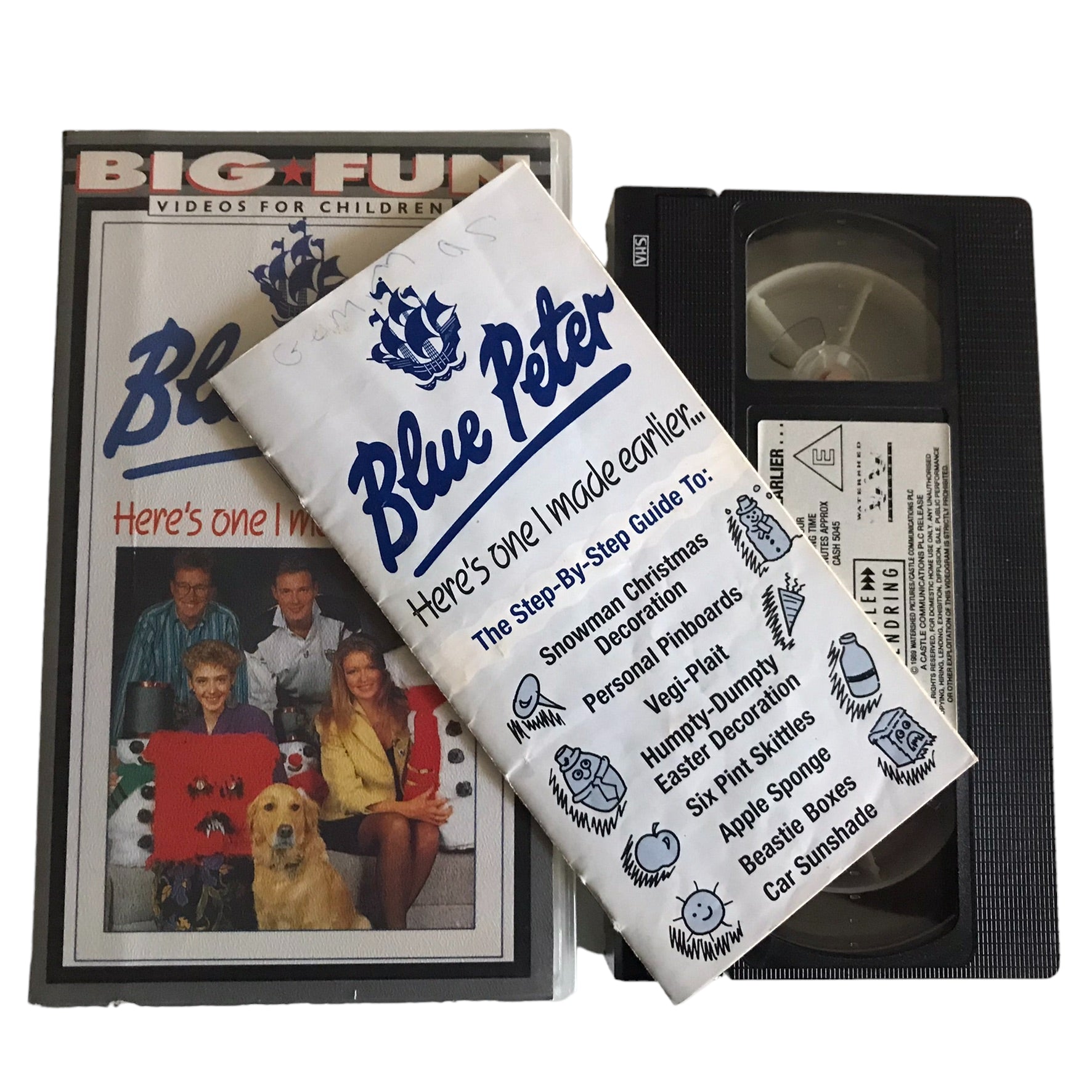 Blue Peter - Here's One I Made Earlier - Castle - Kids - Pal - VHS-