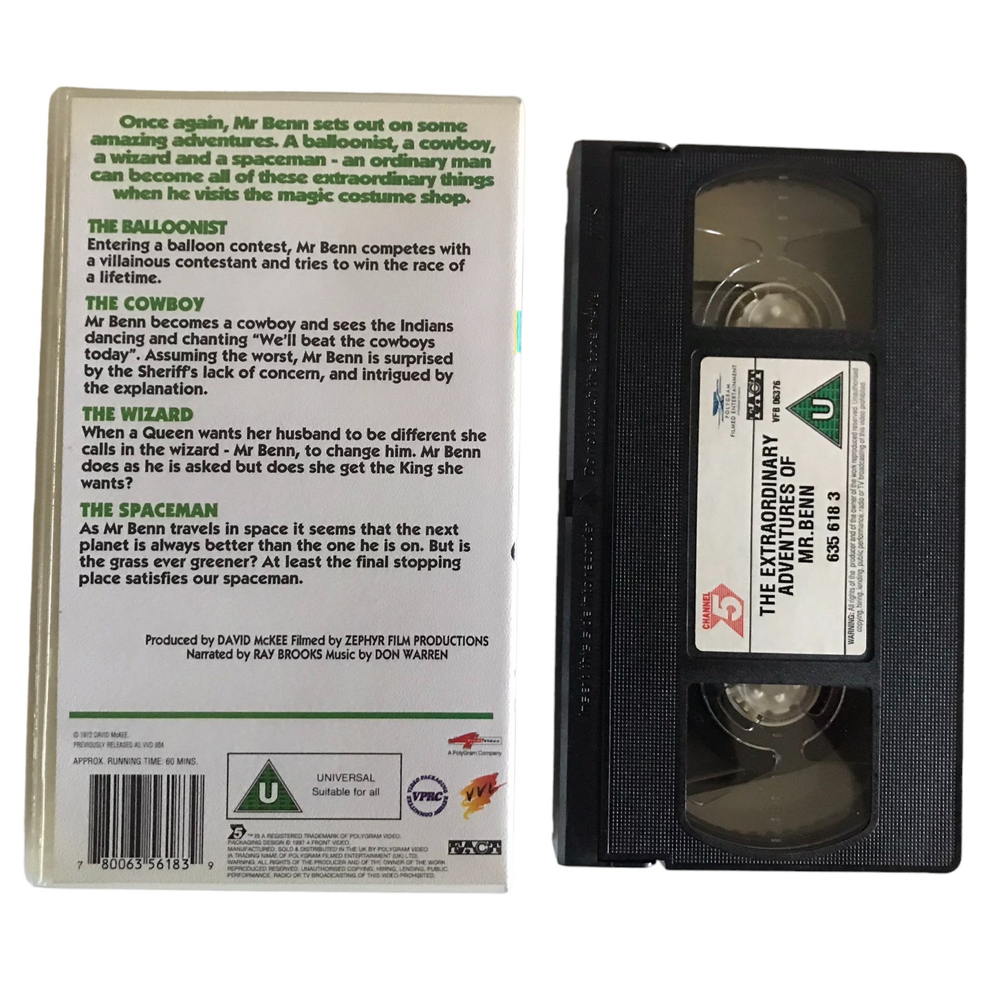 Mr. Benn - PolyGram Video - 6356183 - Kids - Pal - VHS-