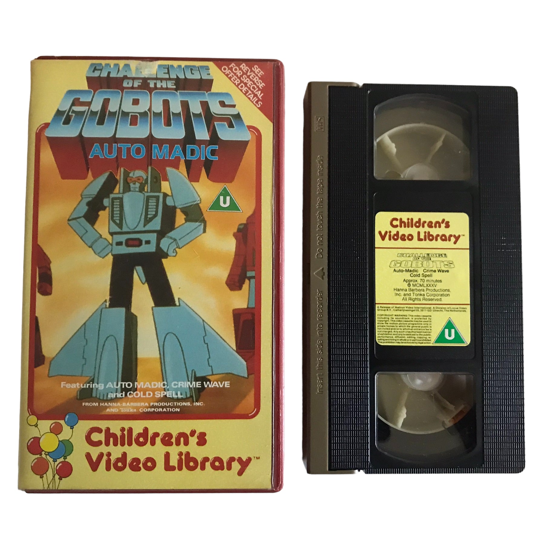 Challenge Of The Gobots - Auto Madic - Vestron Video - Kids - Pal - VHS-